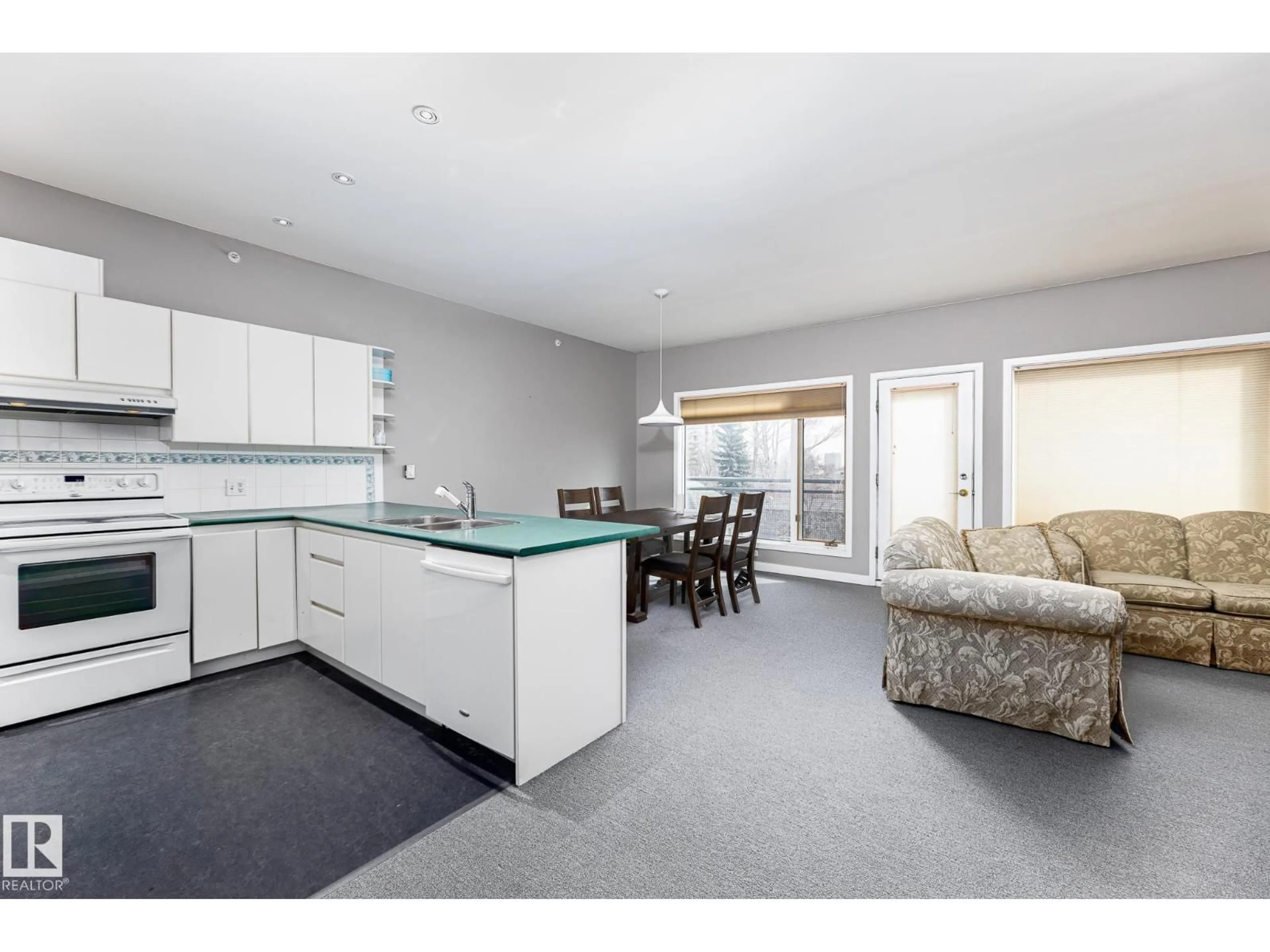 Open concept kitchen, unknown for 403 - 11415 100 AV, Edmonton Alberta T5K0J5
