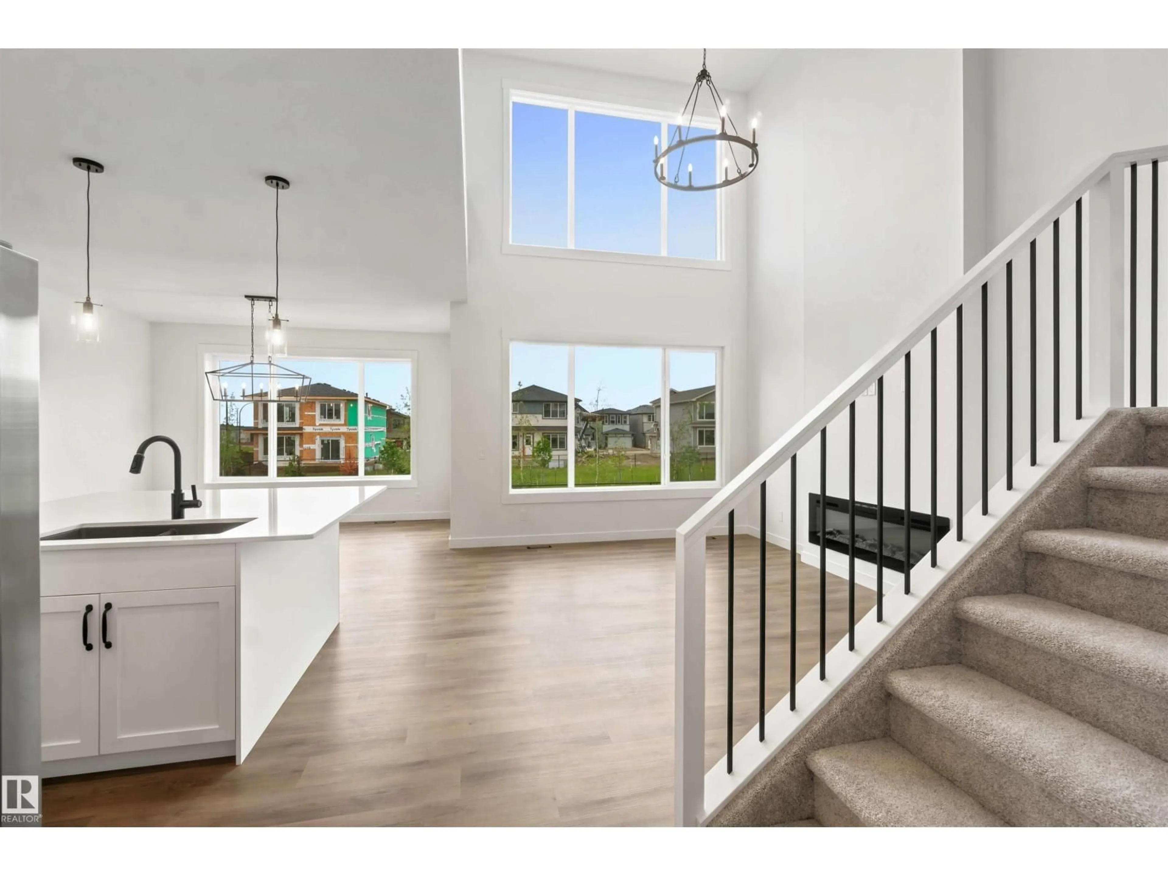 Open concept kitchen, unknown for SW - 2232 5 AV, Edmonton Alberta T6X3L8