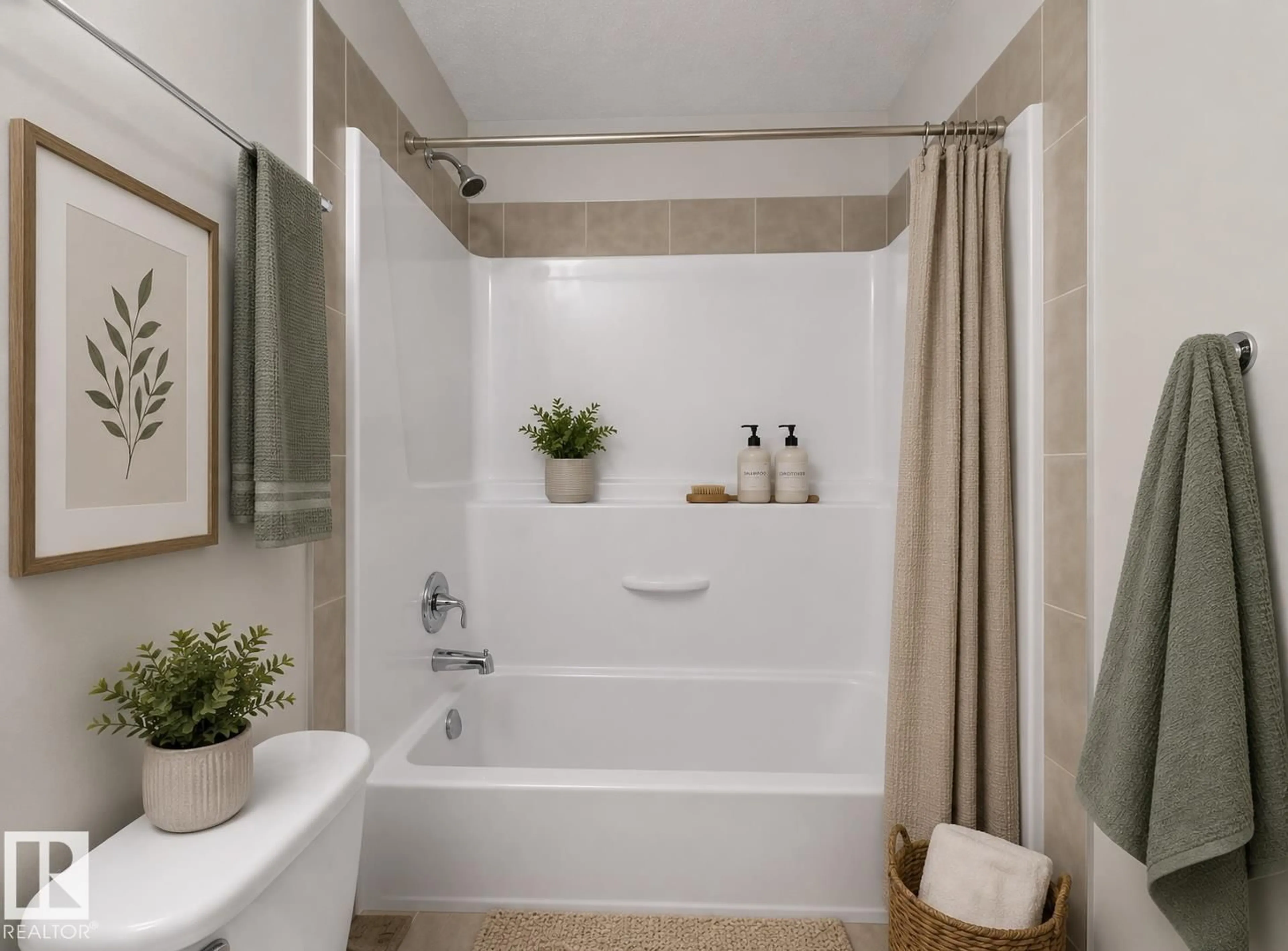 Standard bathroom, ceramic/tile floor for #6 - 1203 163 ST, Edmonton Alberta T6W3X1