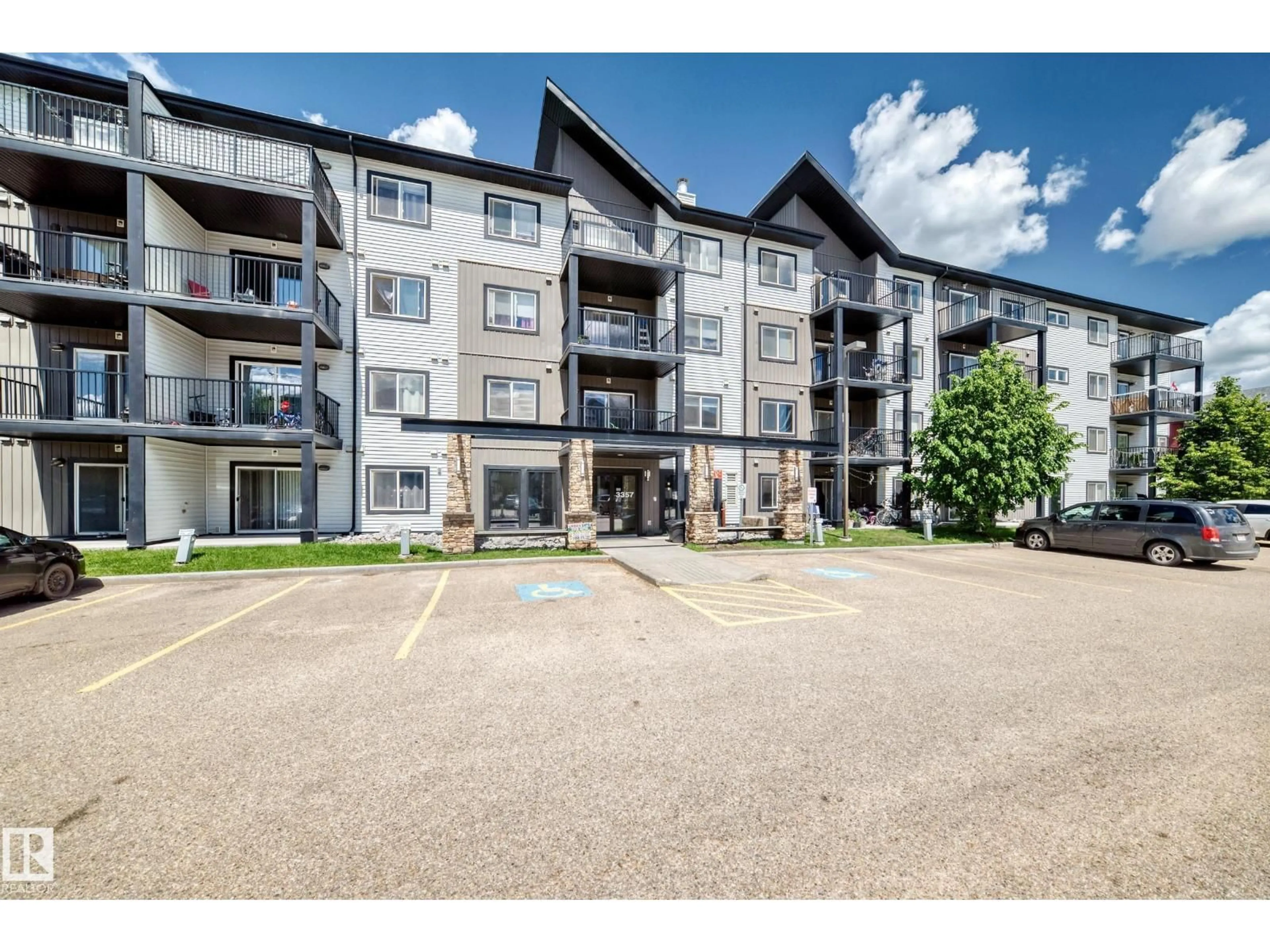 A pic from outside/outdoor area/front of a property/back of a property/a pic from drone, unknown for #416 - 3357 16A AV, Edmonton Alberta T6T0V4