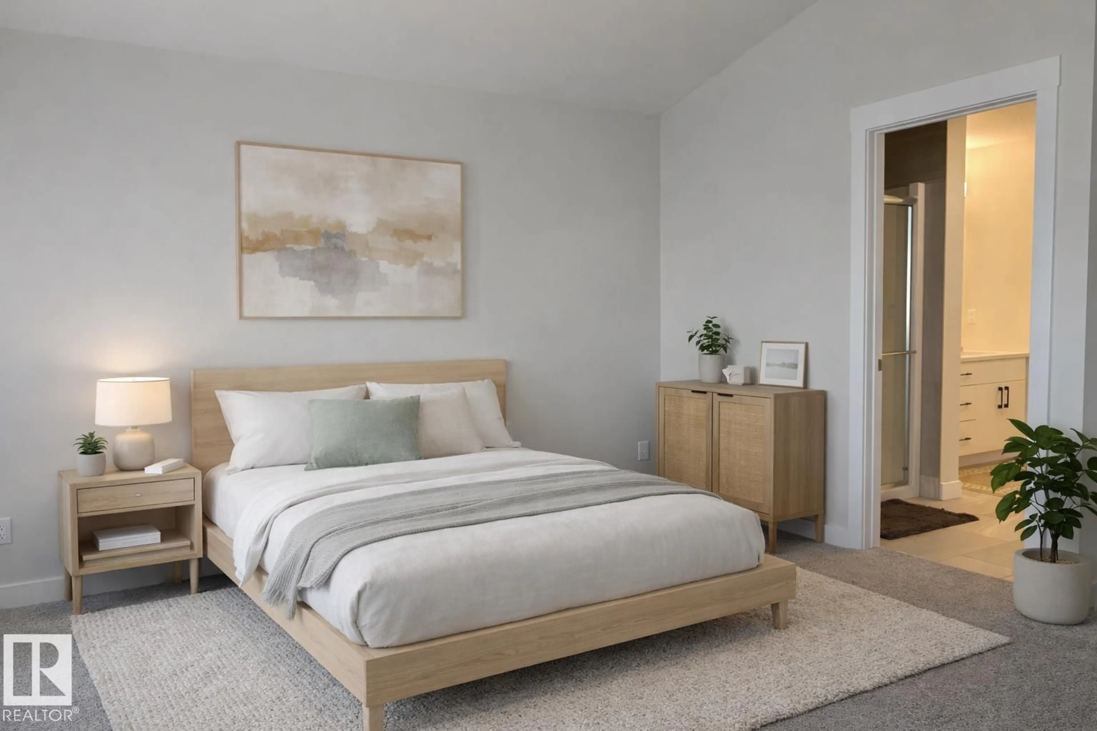 Bedroom with bed, unknown for NW - 9952 227 ST, Edmonton Alberta T5T7V1