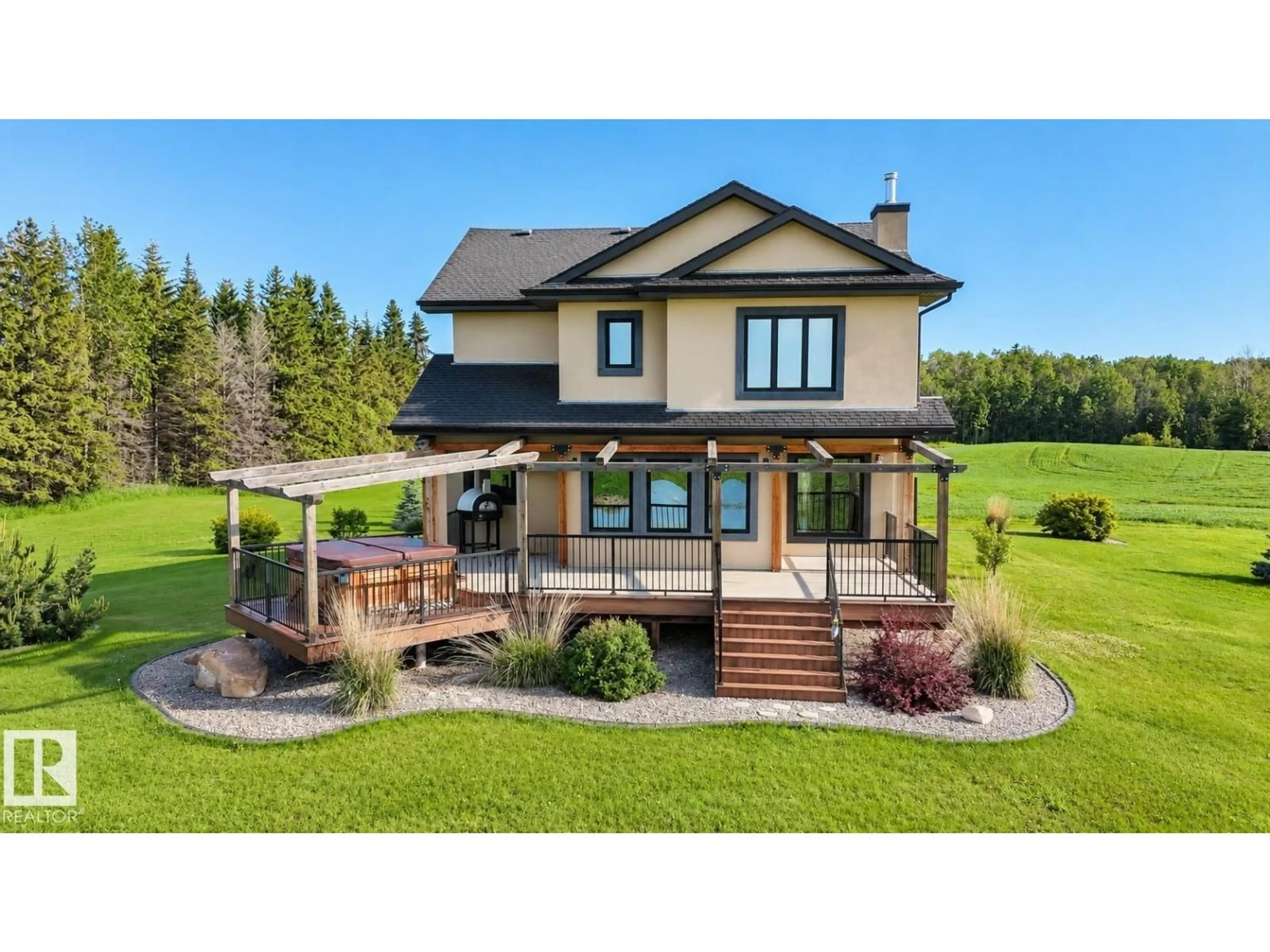 Home with vinyl exterior material, unknown for 512 - 1423 TWP ROAD, Rural Parkland County Alberta T7Y2N8