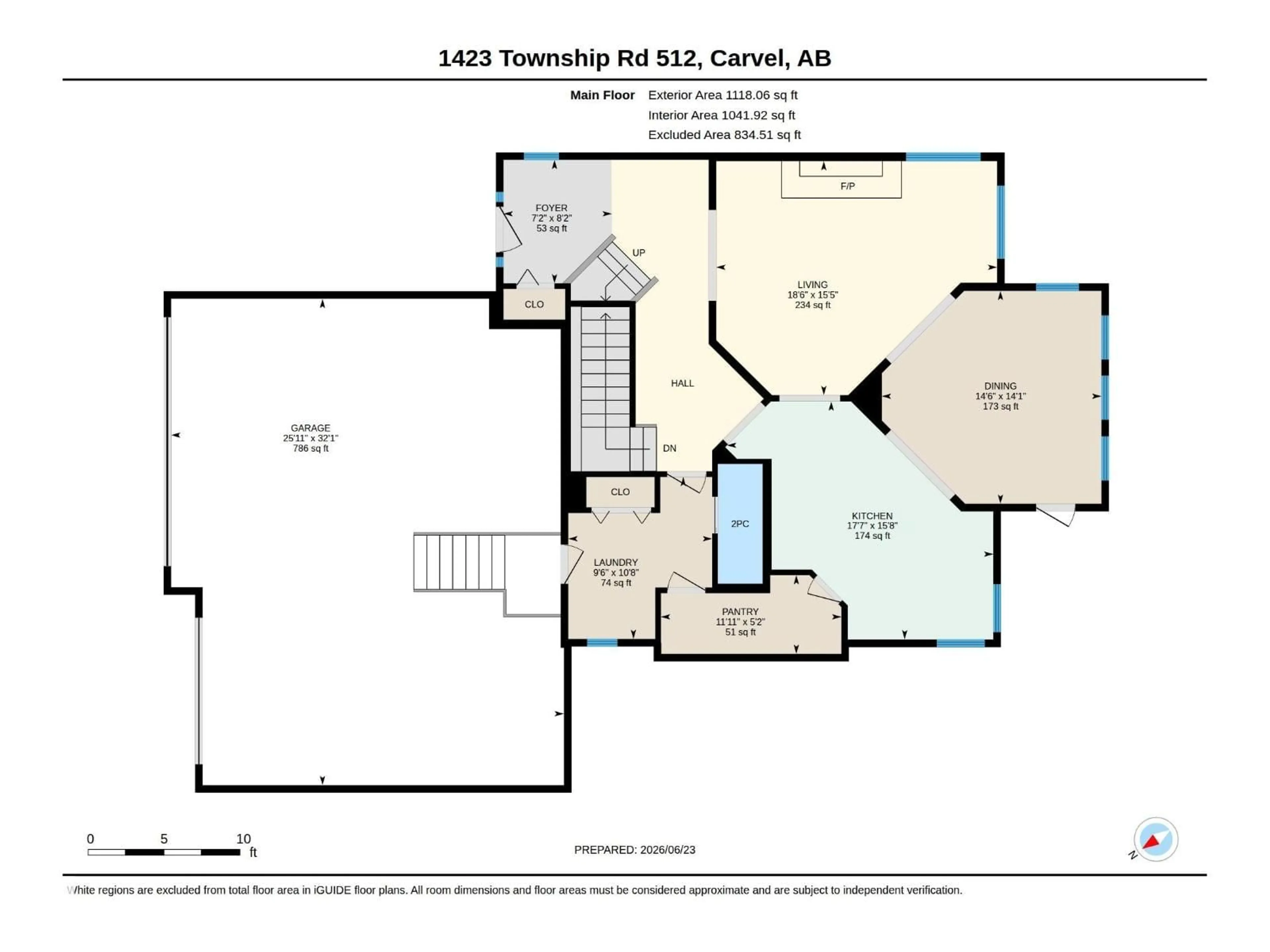 Floor plan for 512 - 1423 TWP ROAD, Rural Parkland County Alberta T7Y2N8