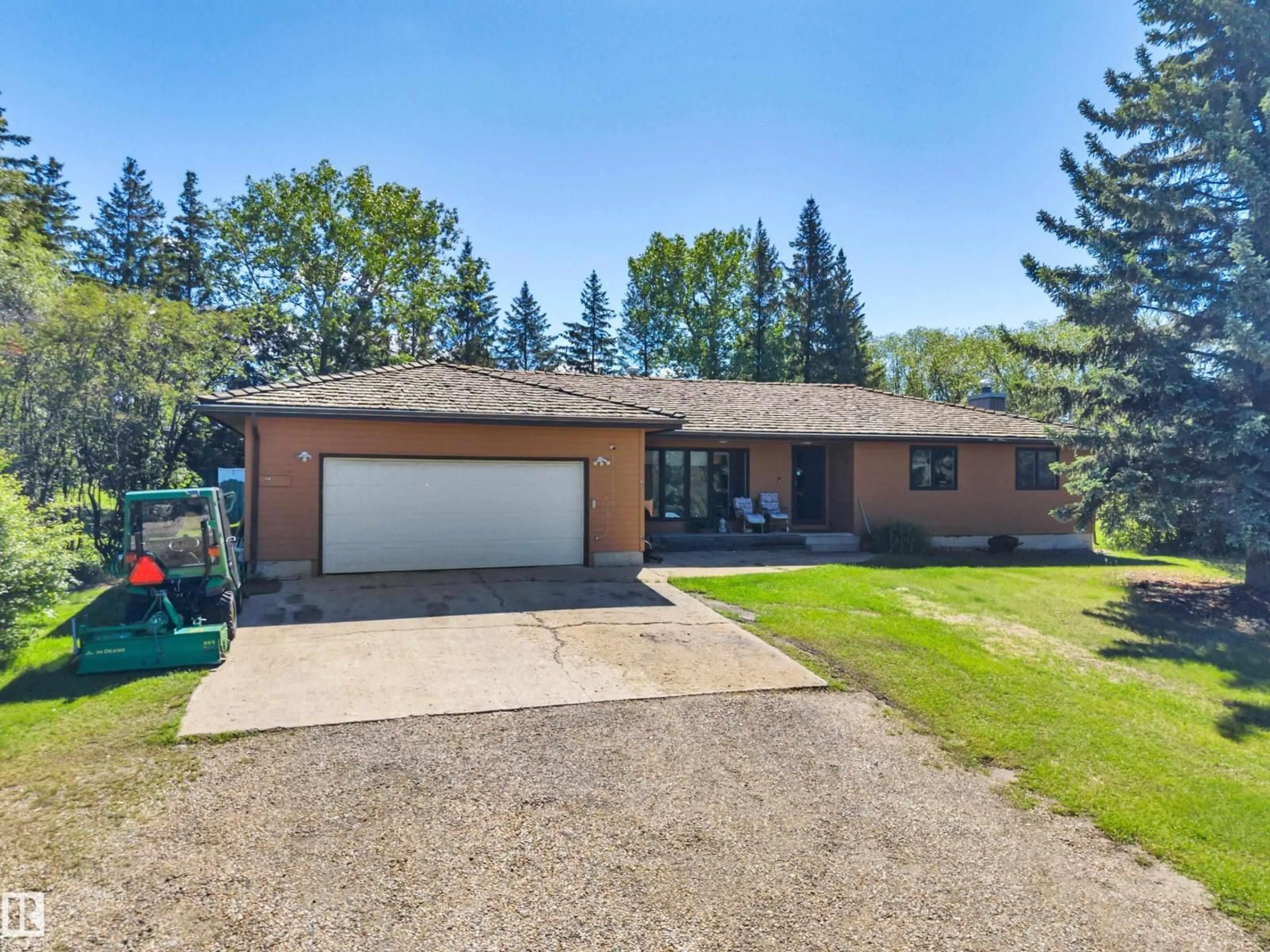 A pic from outside/outdoor area/front of a property/back of a property/a pic from drone, street for 130 50202 RGE RD 244A, Rural Leduc County Alberta T4X0P4