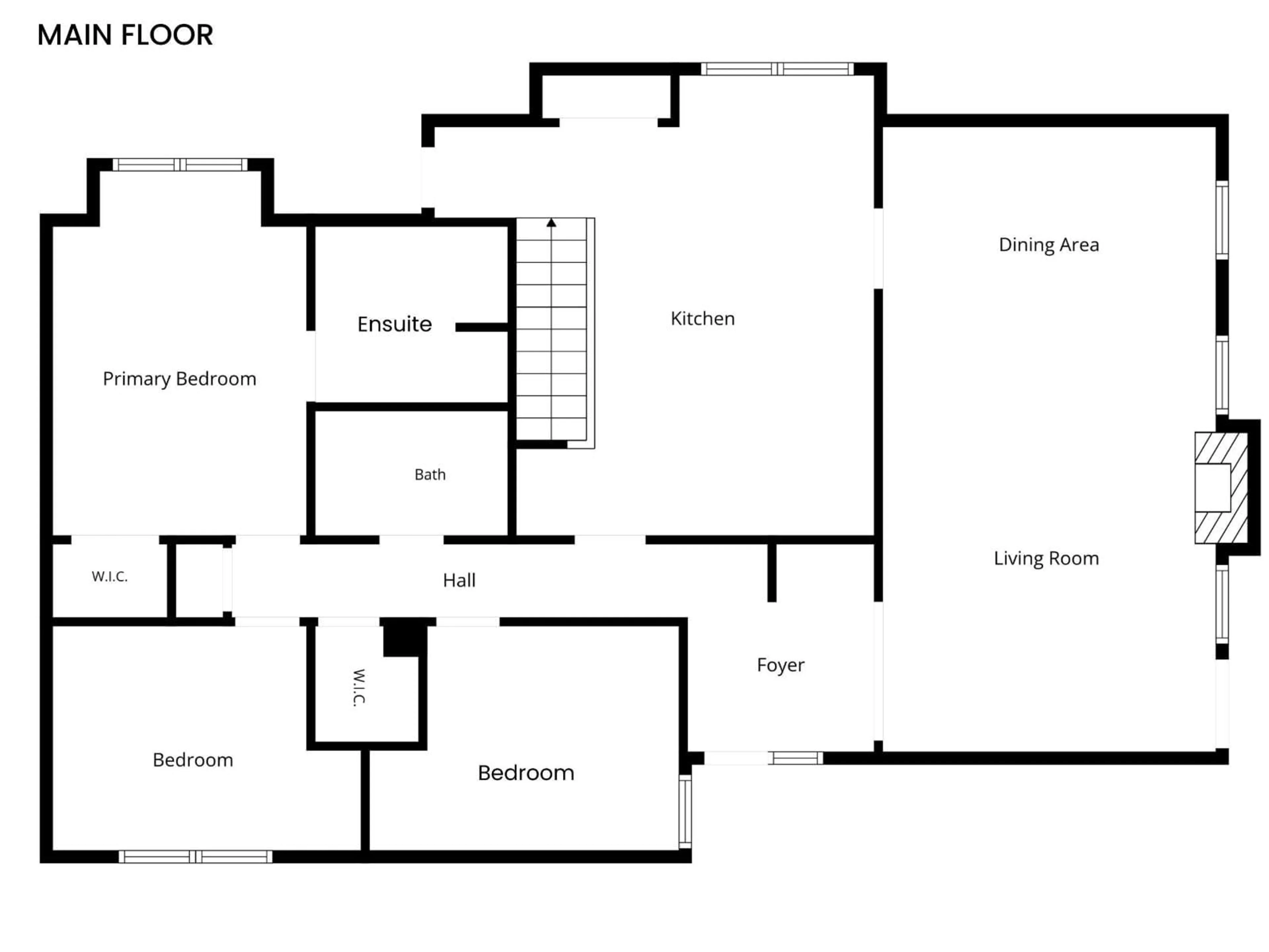 Floor plan for 2006 3 AV, Cold Lake Alberta T9M1E1