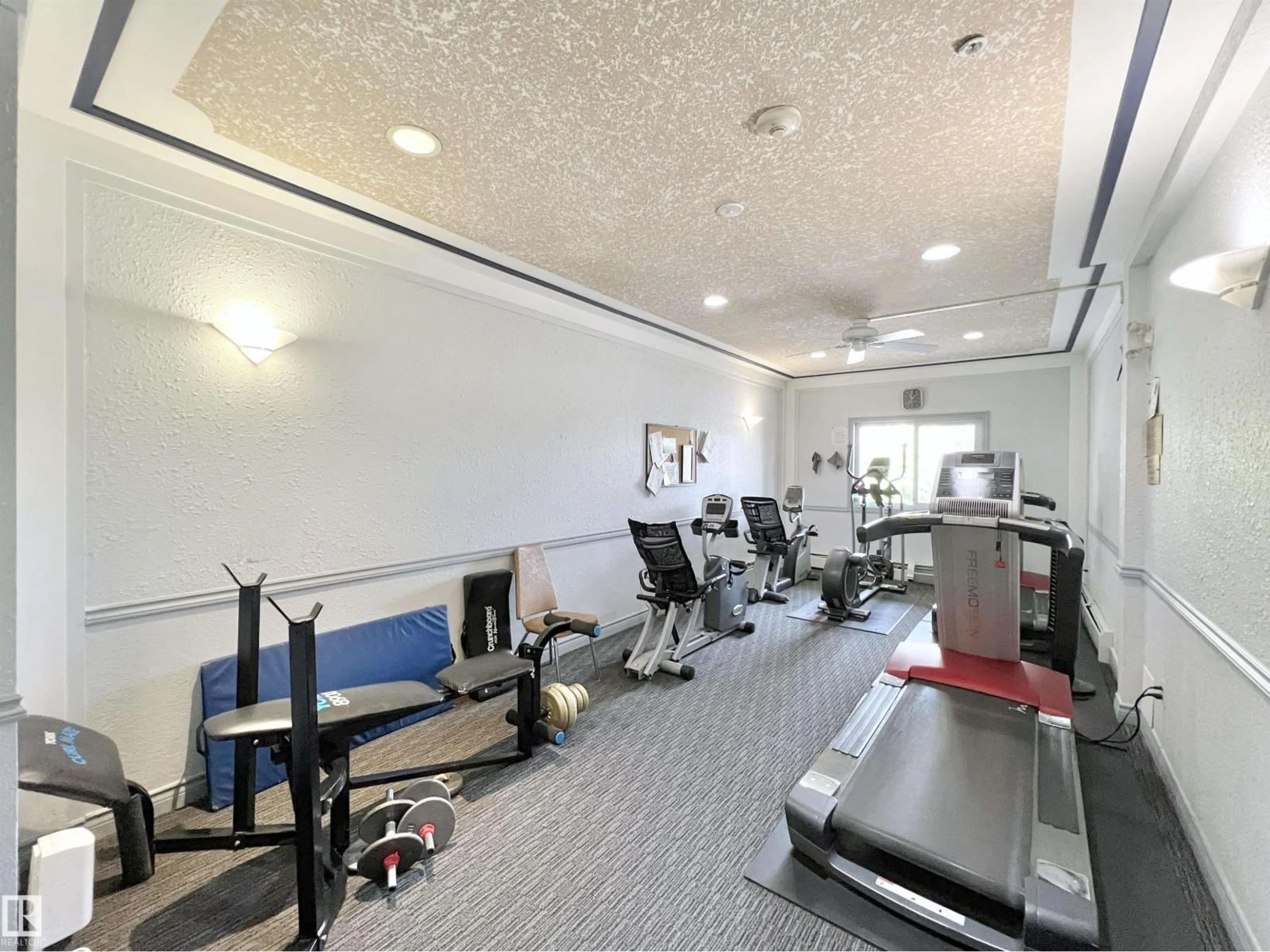 Gym or fitness room for #110 - 10511 42 AV, Edmonton Alberta T6J7G8