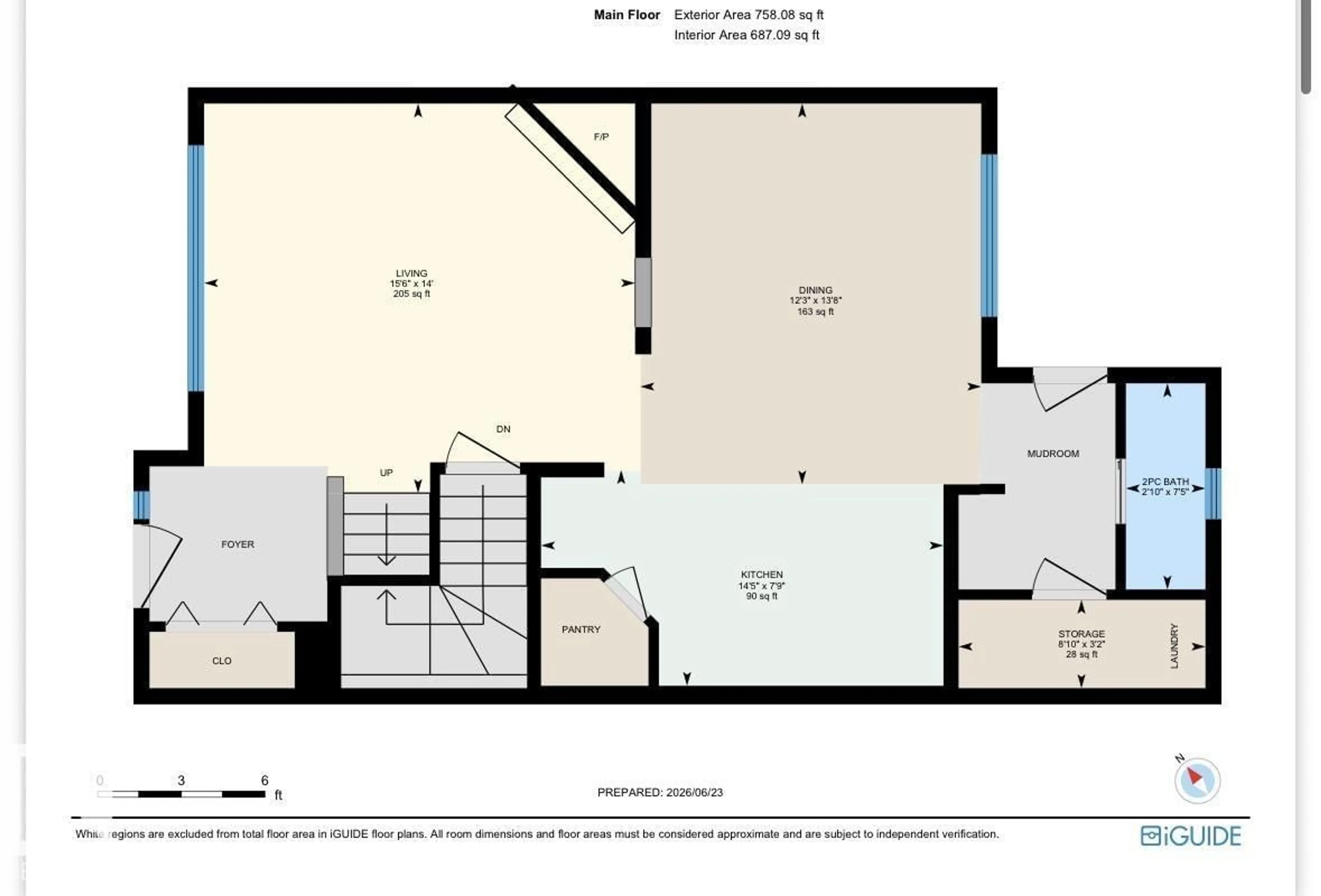 Floor plan for 8760 STEIN LN, Edmonton Alberta T6R0L5
