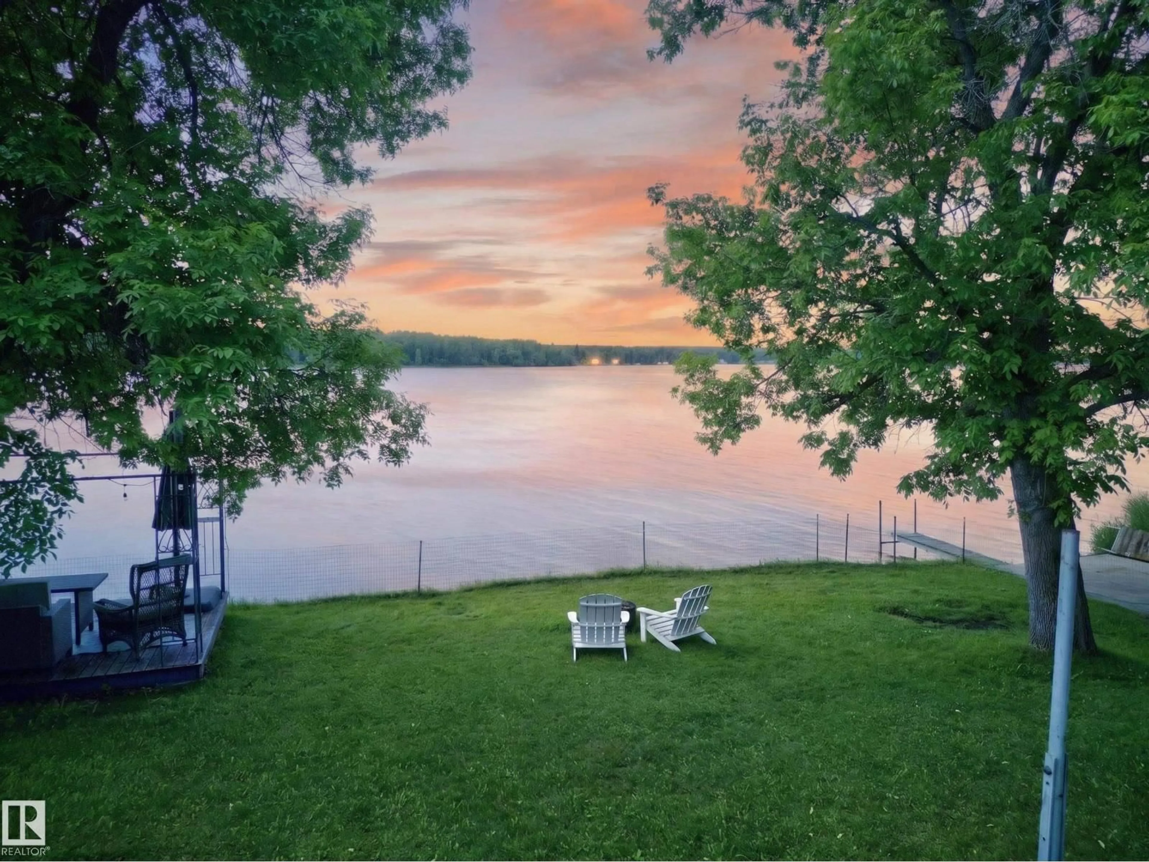 Patio, water/lake/river/ocean view for 83 COUGAR ST, Rural Lac Ste. Anne County Alberta T0E0L0