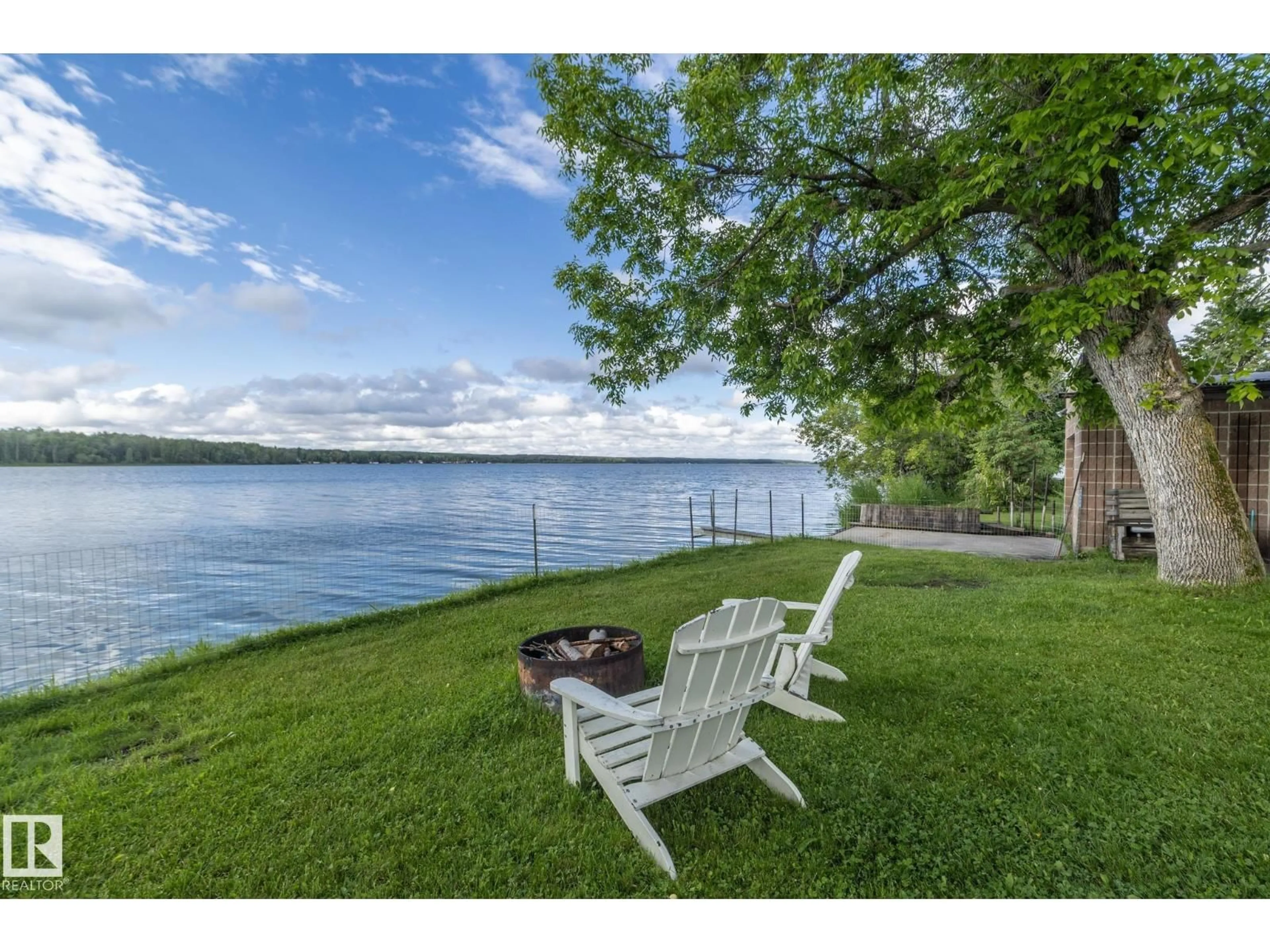 Patio, water/lake/river/ocean view for 83 COUGAR ST, Rural Lac Ste. Anne County Alberta T0E0L0