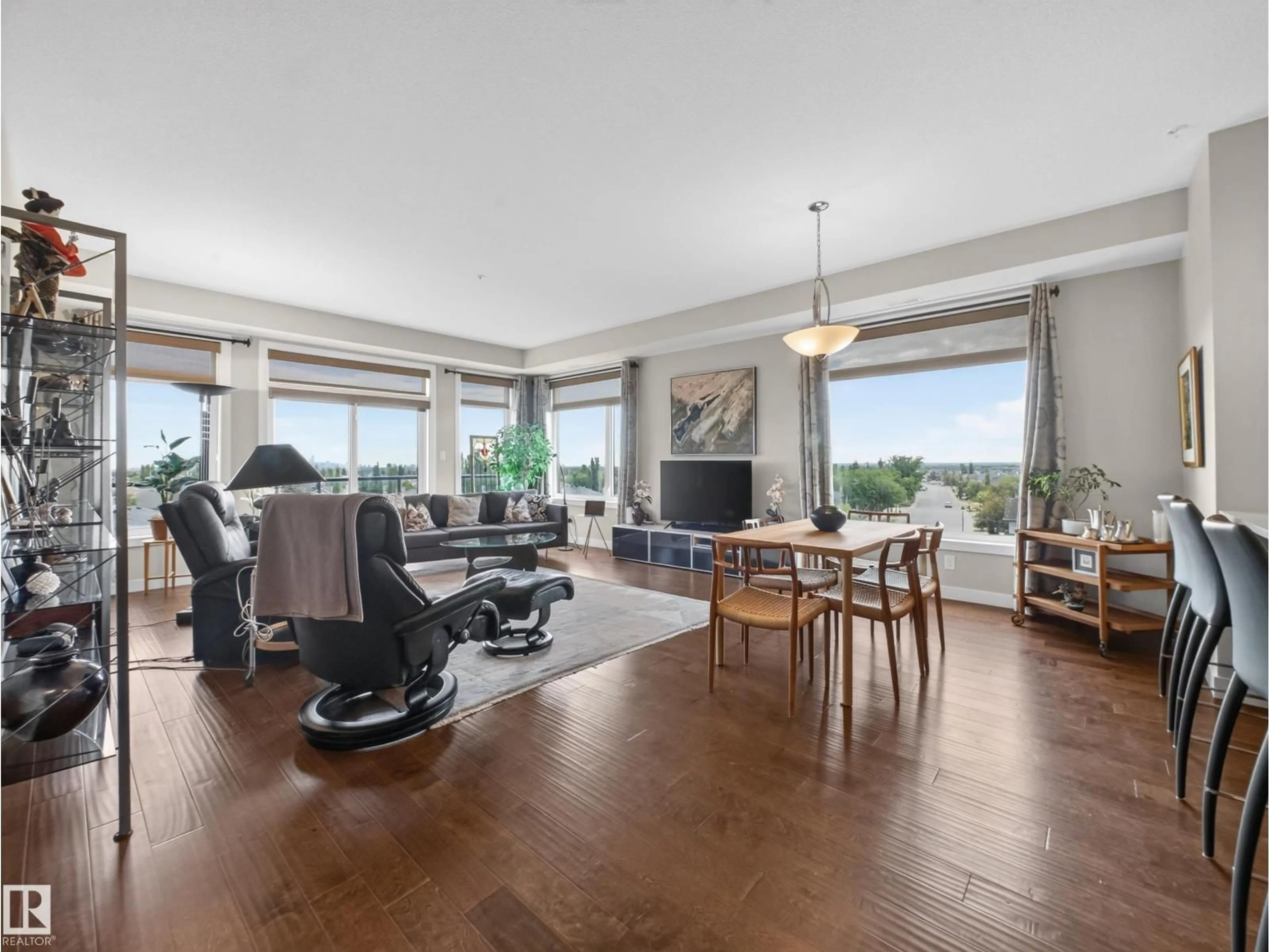 Living room with furniture, unknown for #412 - 625 LEGER WY, Edmonton Alberta T6R0W4