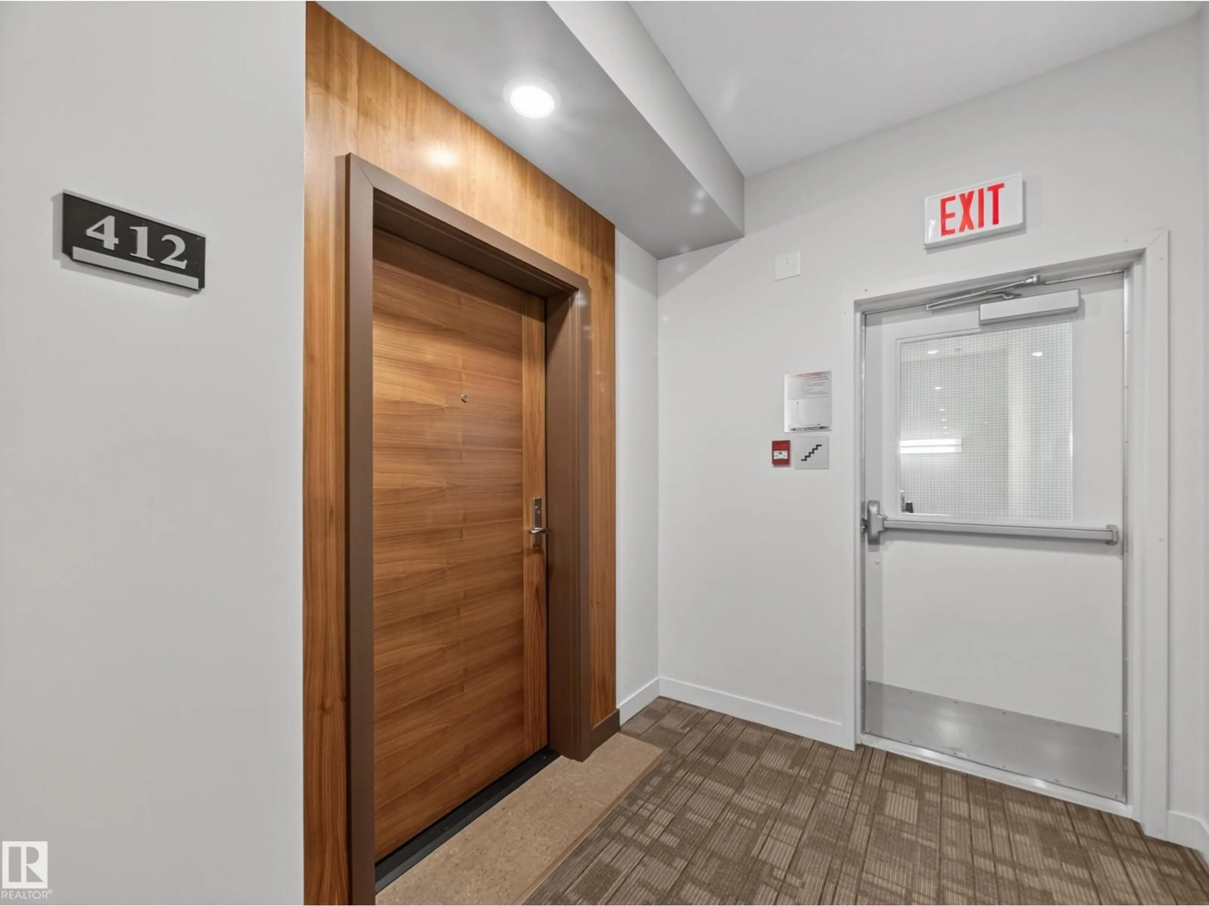 Indoor foyer for #412 - 625 LEGER WY, Edmonton Alberta T6R0W4