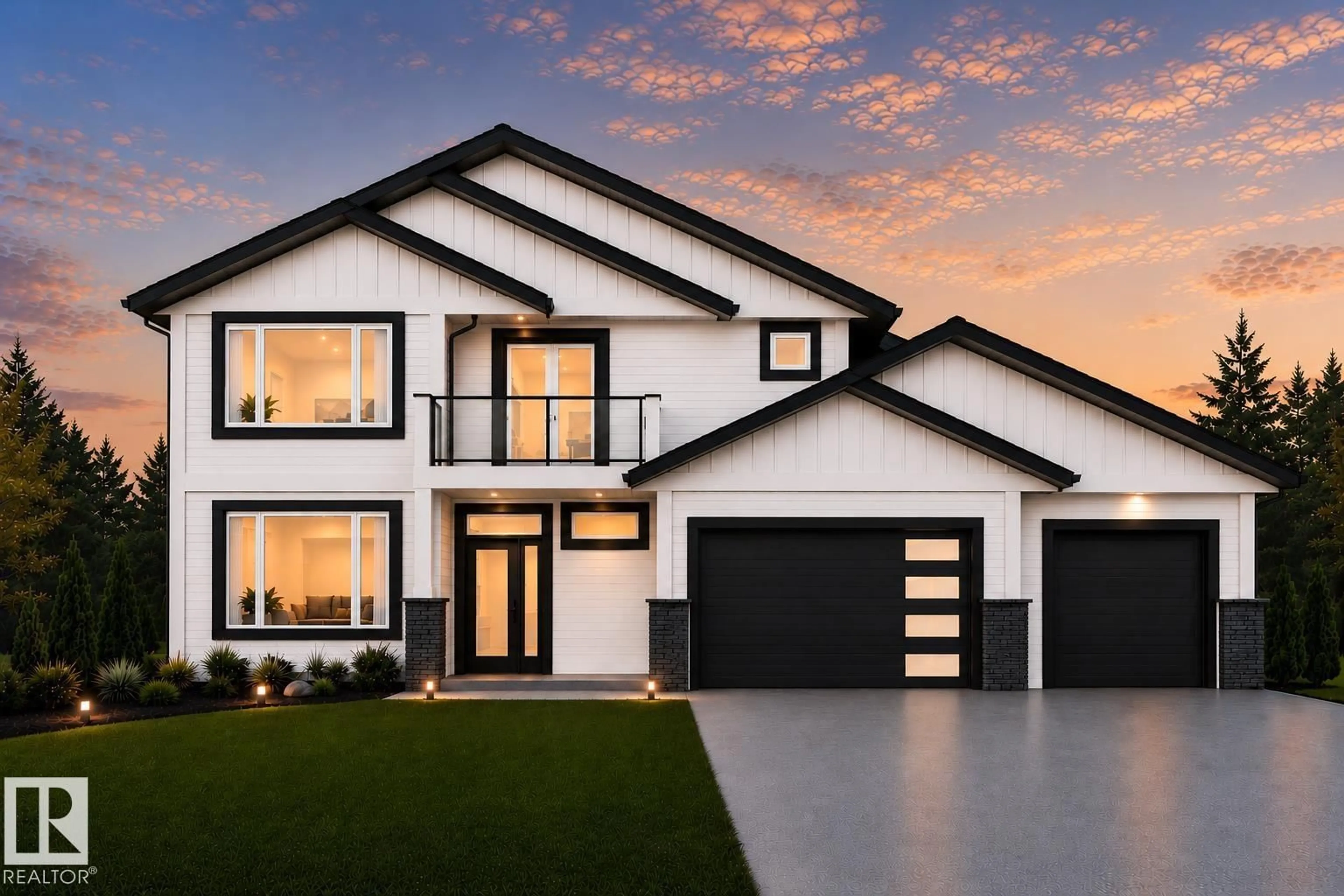 Home with vinyl exterior material, street for 504 STE. ANNE TR, Rural Lac Ste. Anne County Alberta T0E1A1