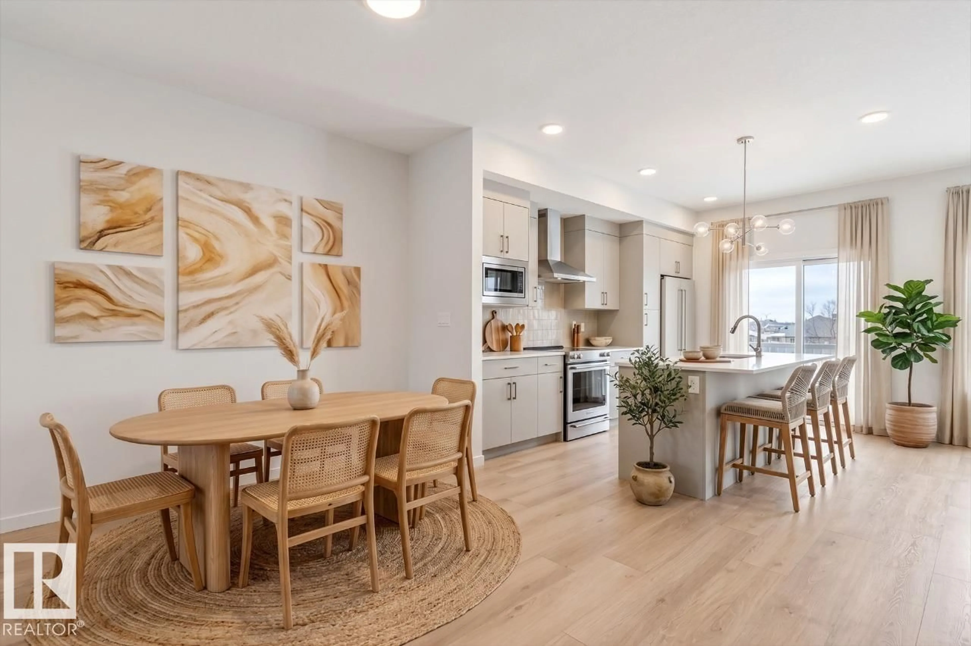 Open concept kitchen, unknown for 5507 69 ST, Beaumont Alberta T4X2Z8
