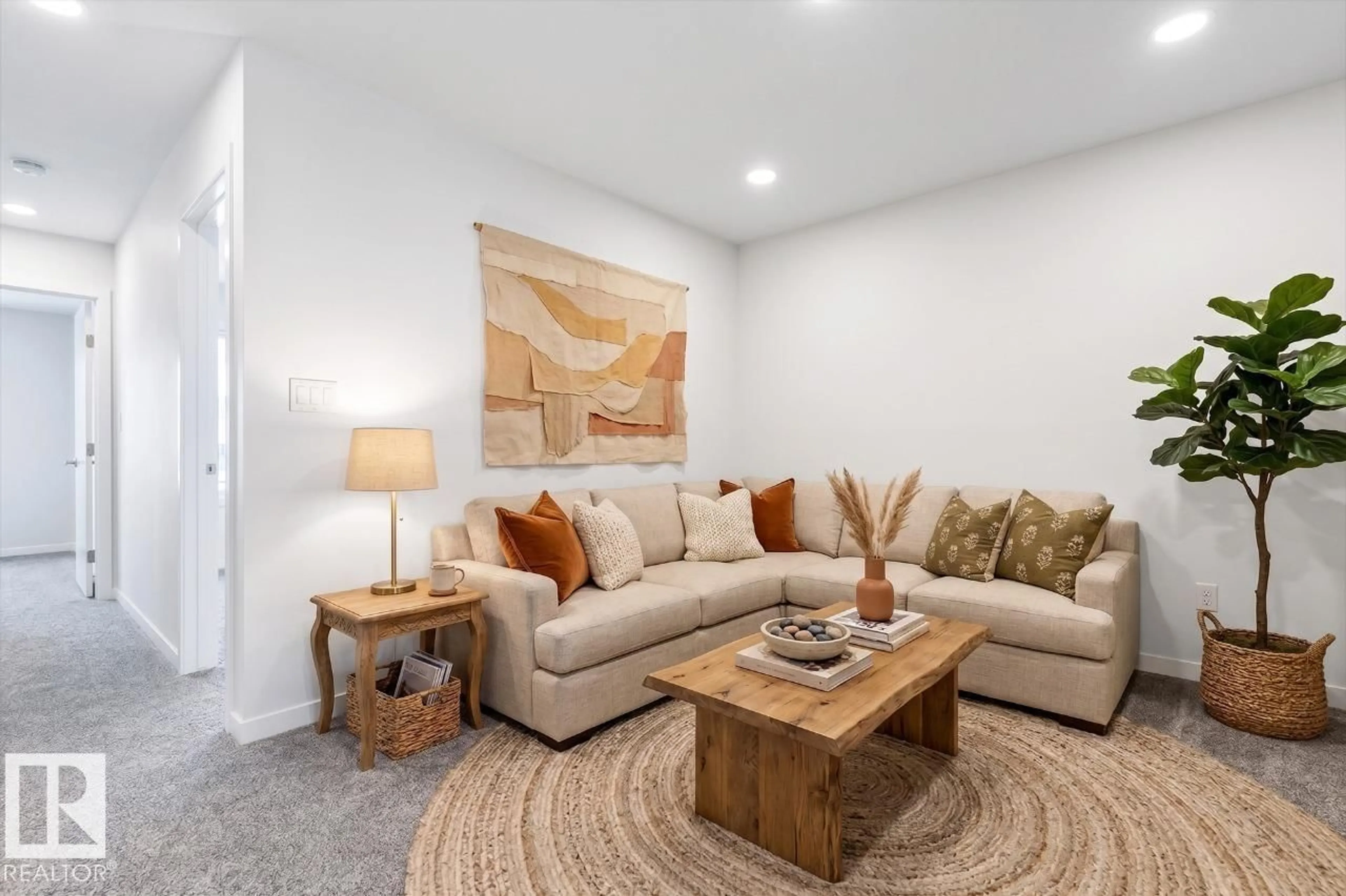 Living room with furniture, unknown for 5507 69 ST, Beaumont Alberta T4X2Z8