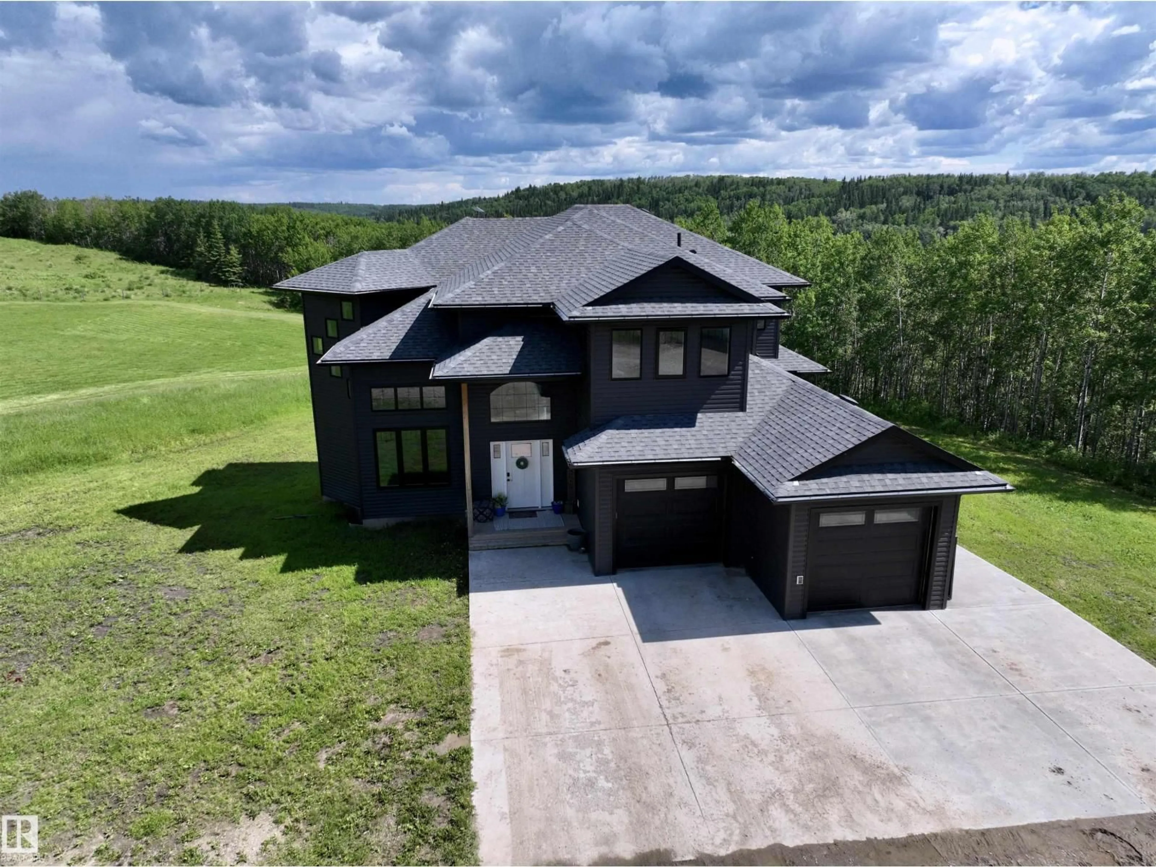 A pic from outside/outdoor area/front of a property/back of a property/a pic from drone, building for 42119 TWP RD 622, Rural Bonnyville M.D. Alberta T9M1P4
