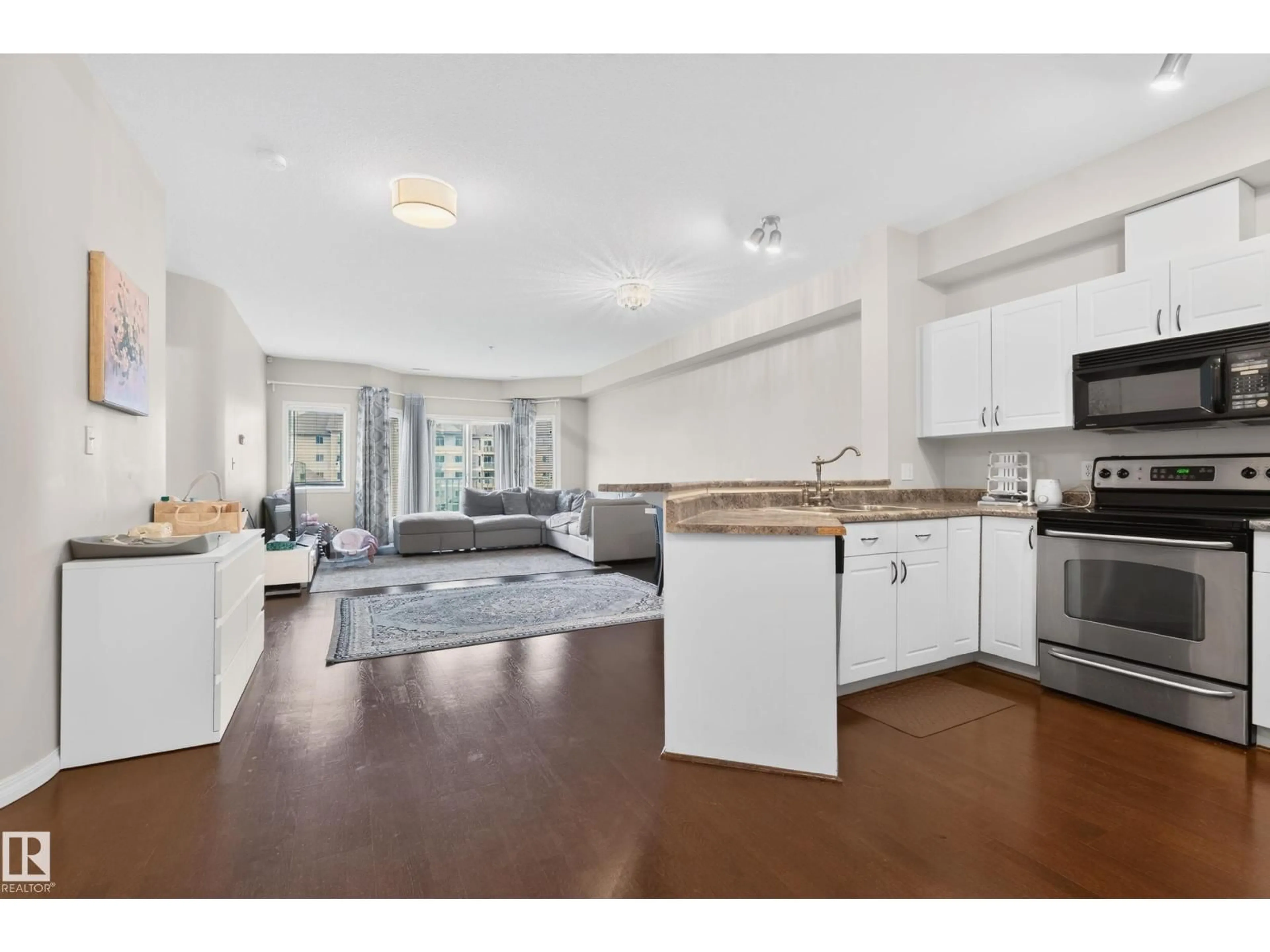 Open concept kitchen, unknown for 4304 - 226 139 AV, Edmonton Alberta T5Y0H6