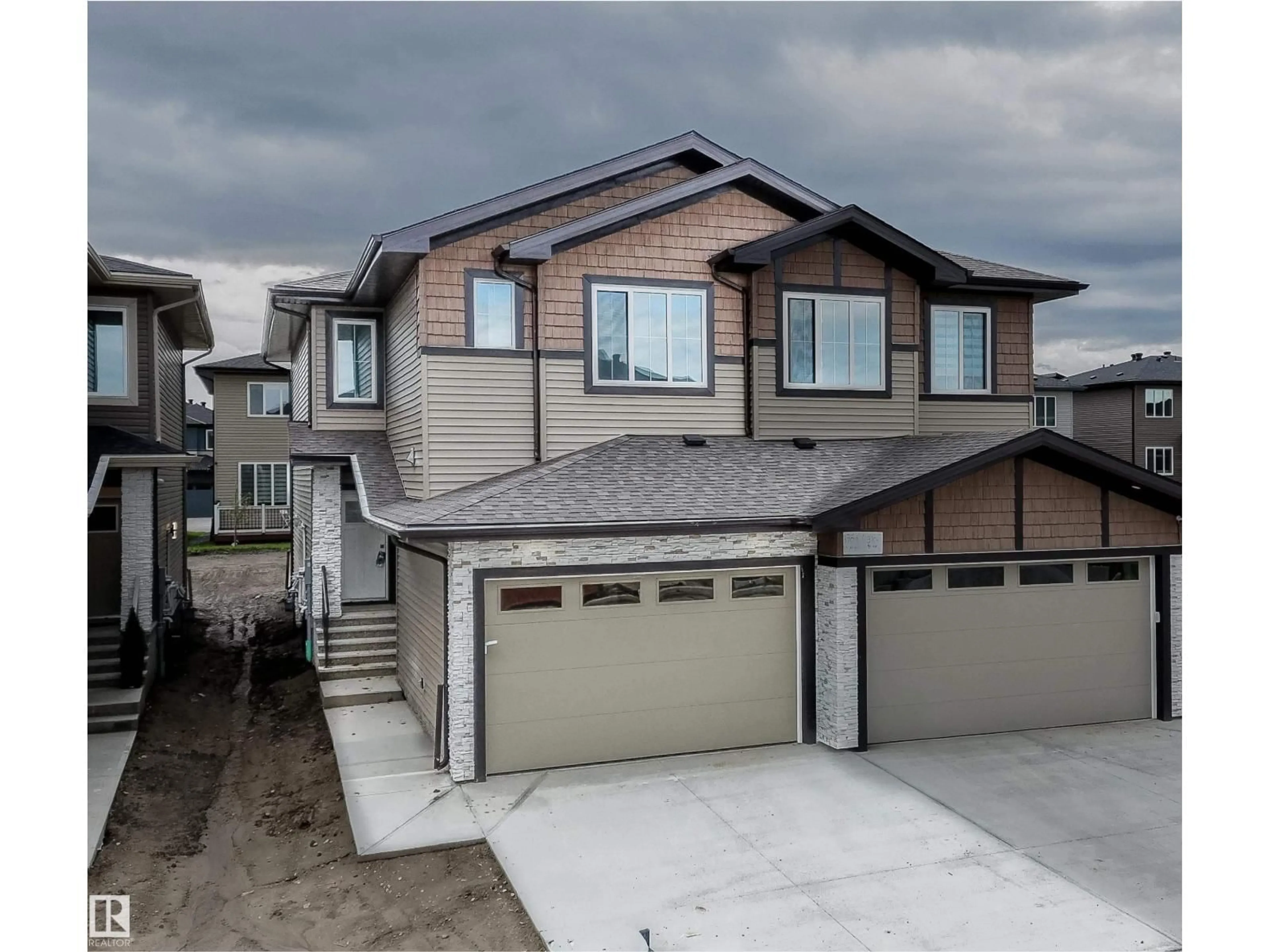 Home with vinyl exterior material, street for 3708 40 AVE, Beaumont Alberta T4X3C3