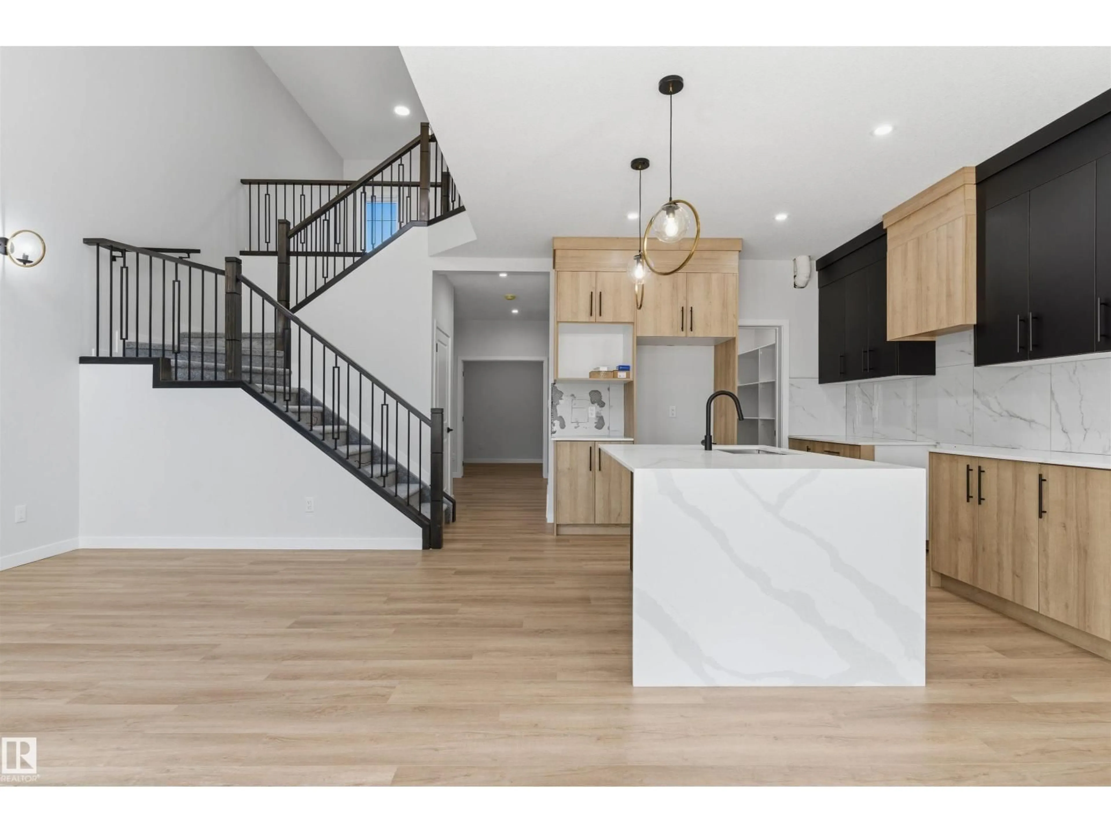 Open concept kitchen, unknown for NW - 1721 CROSSBILL LO, Edmonton Alberta T5S0W3