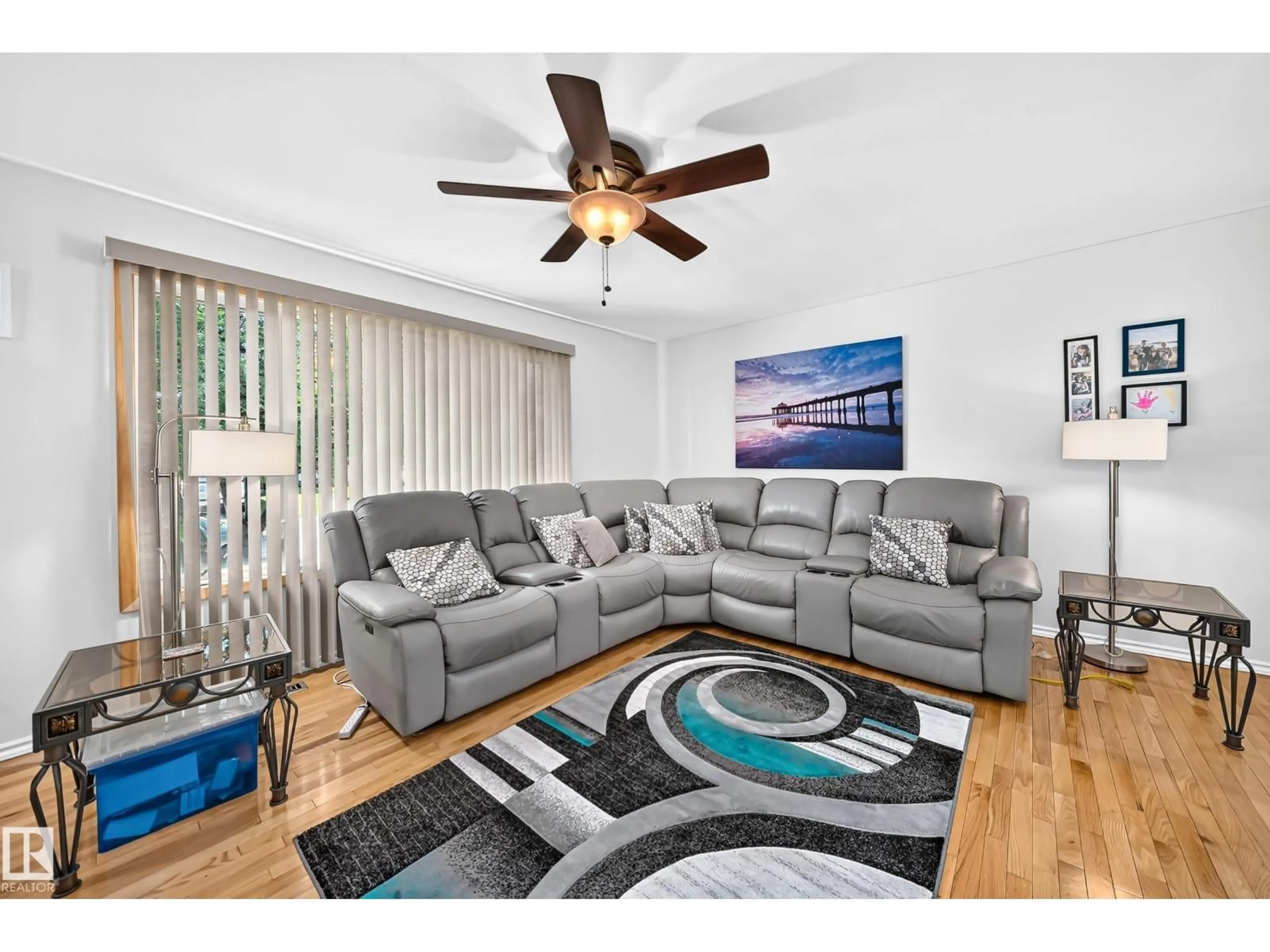 Living room with furniture, unknown for NW - 11708 138 AV, Edmonton Alberta T5X3P4