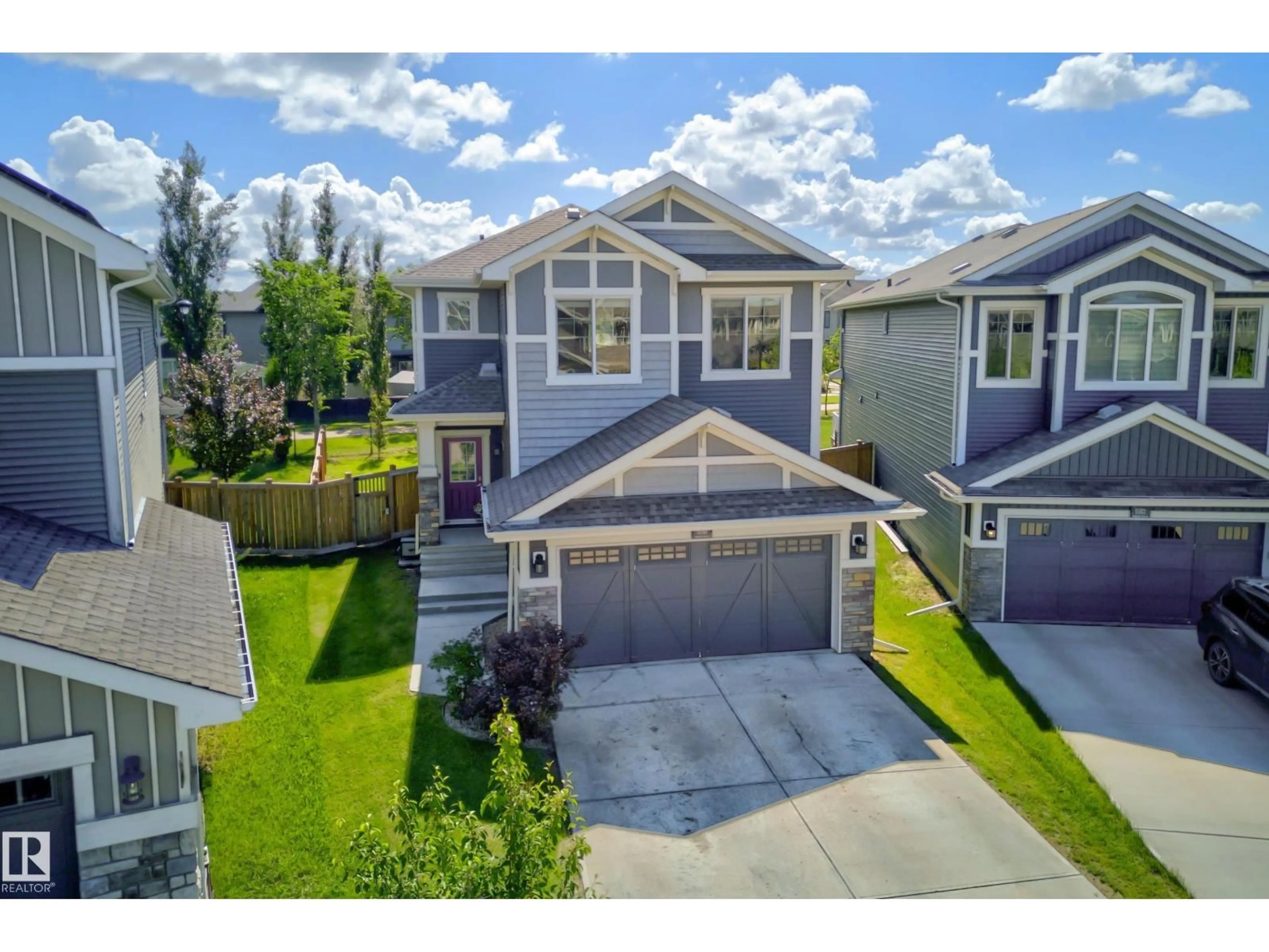 A pic from outside/outdoor area/front of a property/back of a property/a pic from drone, street for LI SW - 5161 CRABAPPLE LINK, Edmonton Alberta T6X1X1