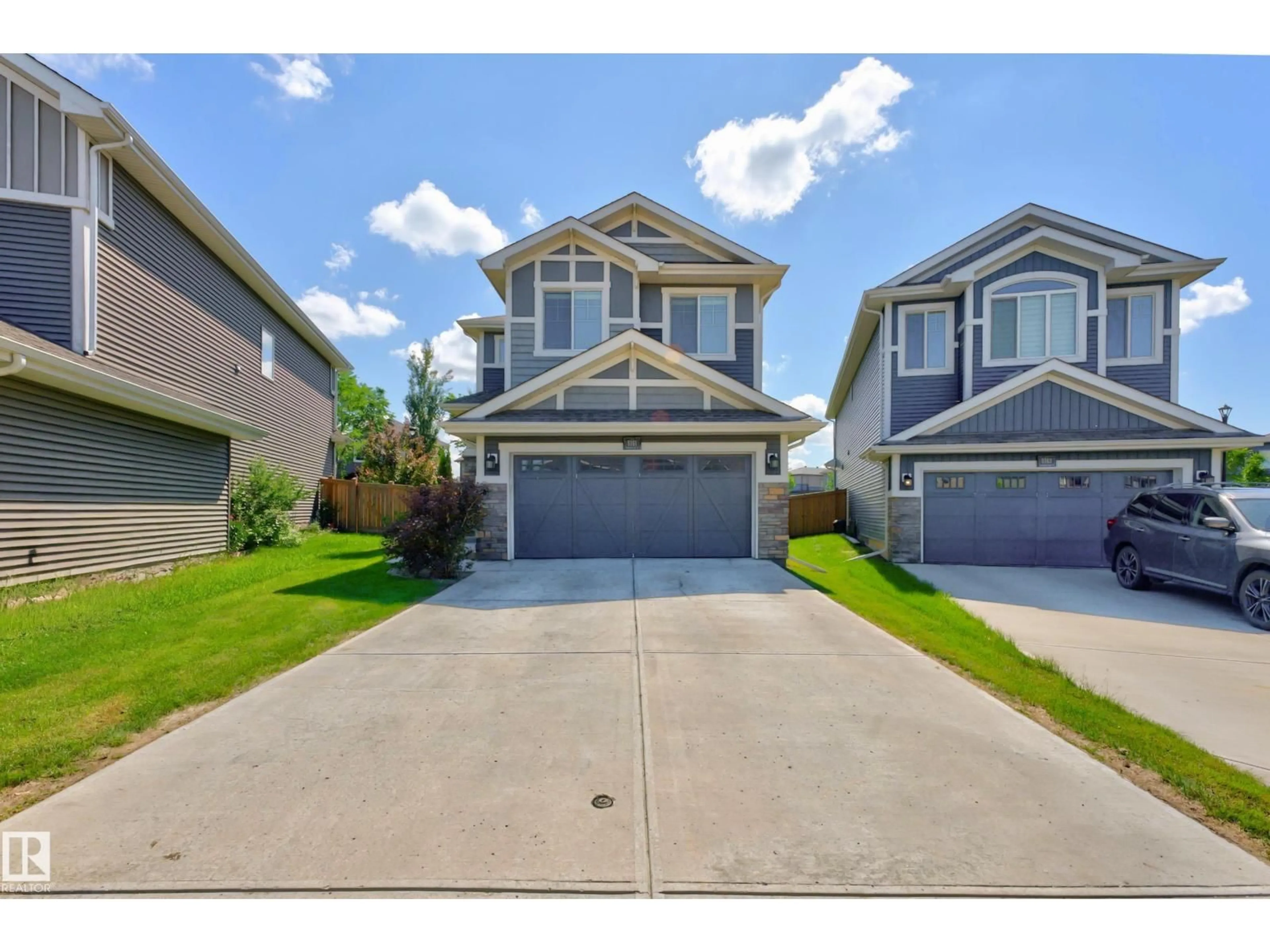A pic from outside/outdoor area/front of a property/back of a property/a pic from drone, street for LI SW - 5161 CRABAPPLE LINK, Edmonton Alberta T6X1X1