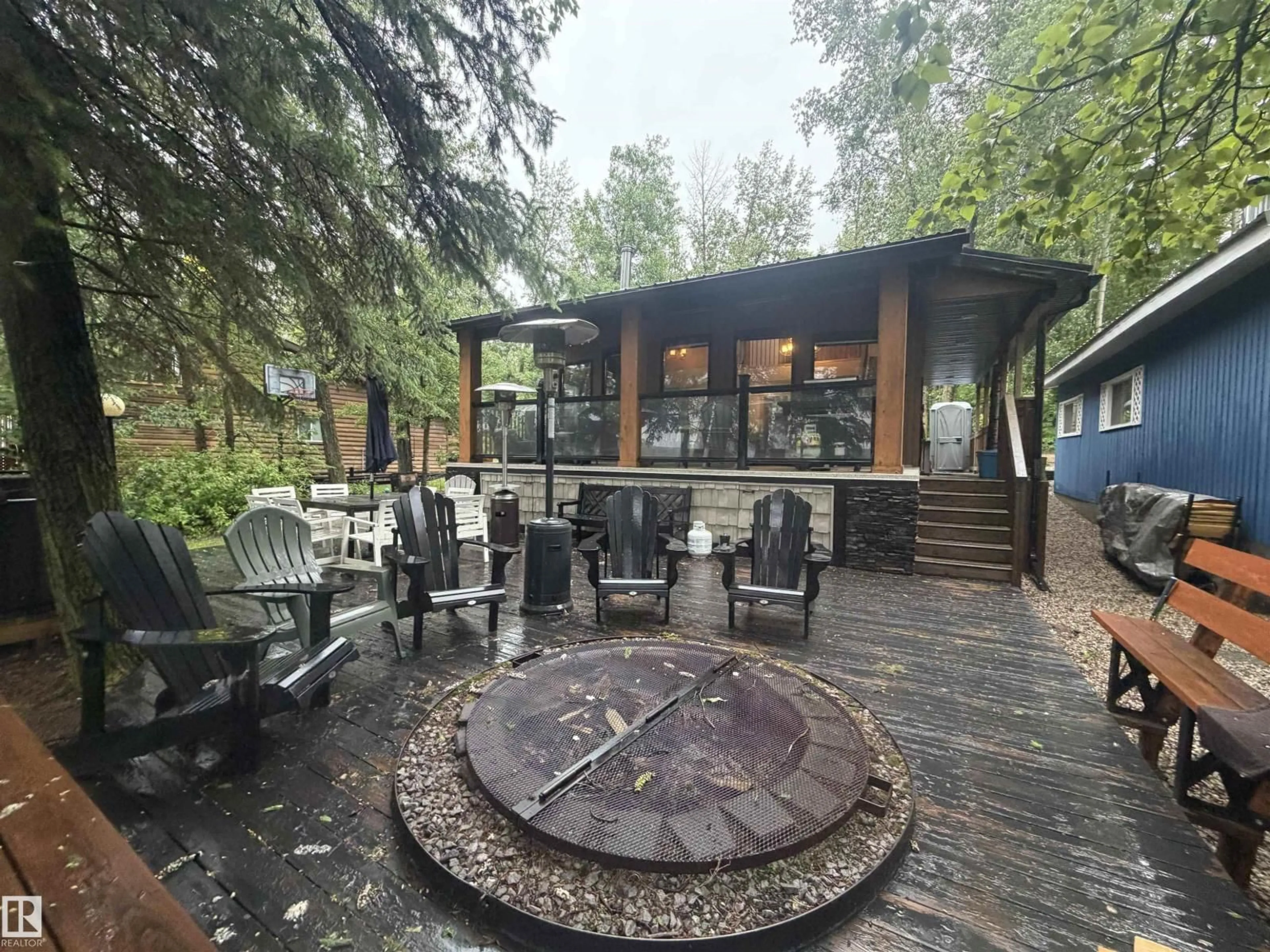 Patio, forest/trees view for 770 - 52220 HGHWAY, Rural Parkland County Alberta T0E0H0