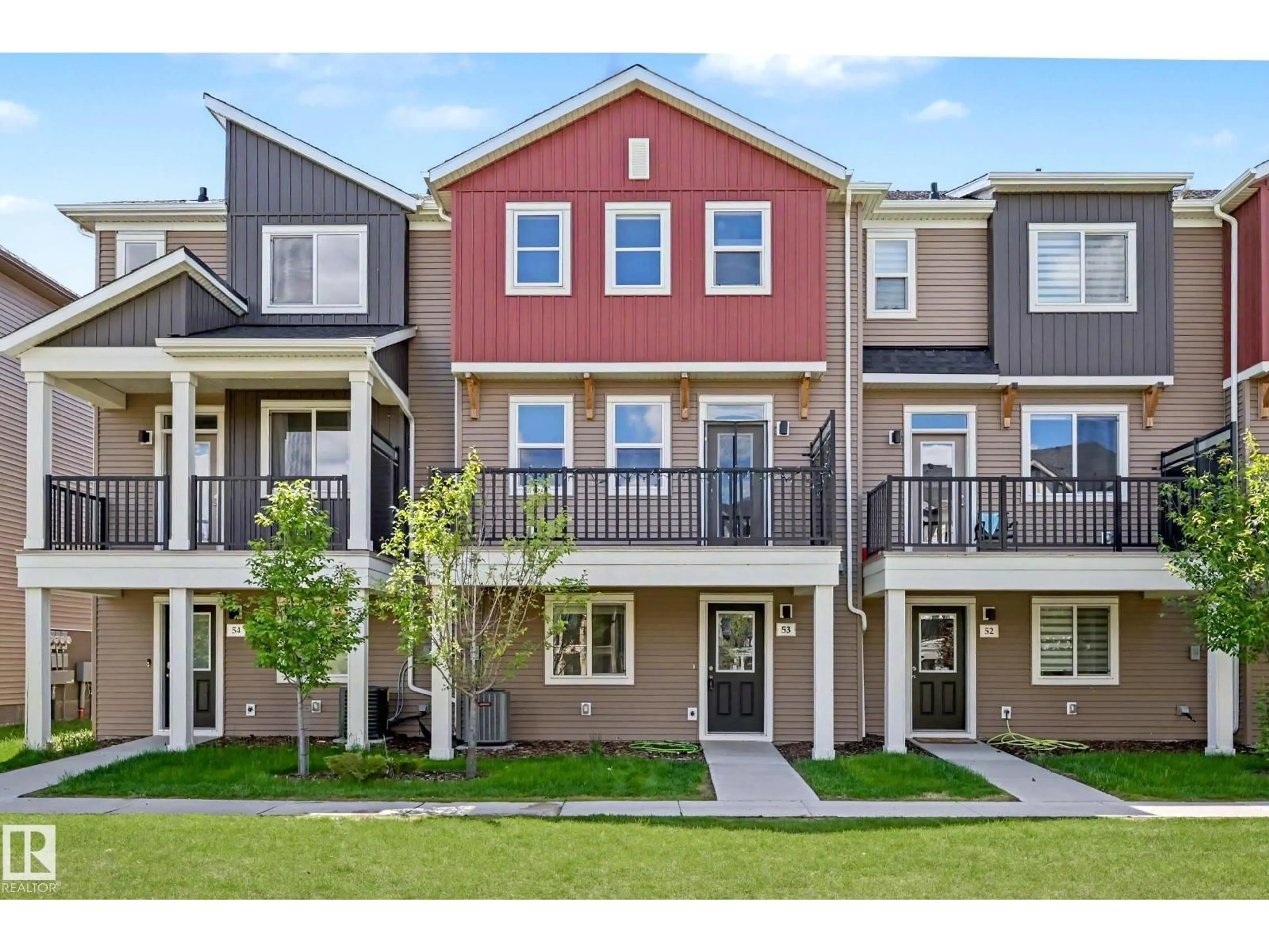 Home with vinyl exterior material, street for #53 - 2072 WONNACOTT WY, Edmonton Alberta T6X2V7