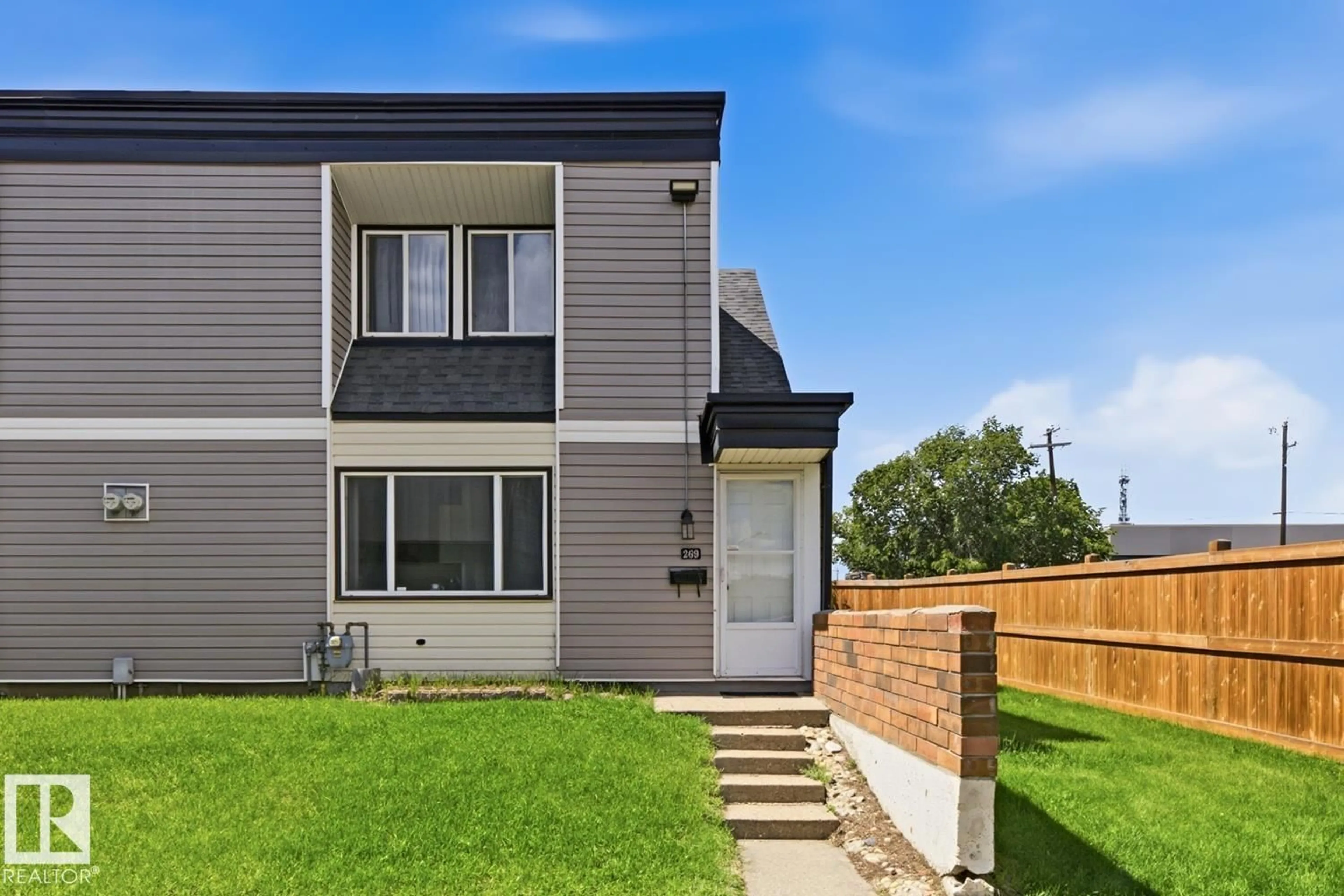 Home with vinyl exterior material, street for #269 - 3307 116A AV, Edmonton Alberta T5W5J9