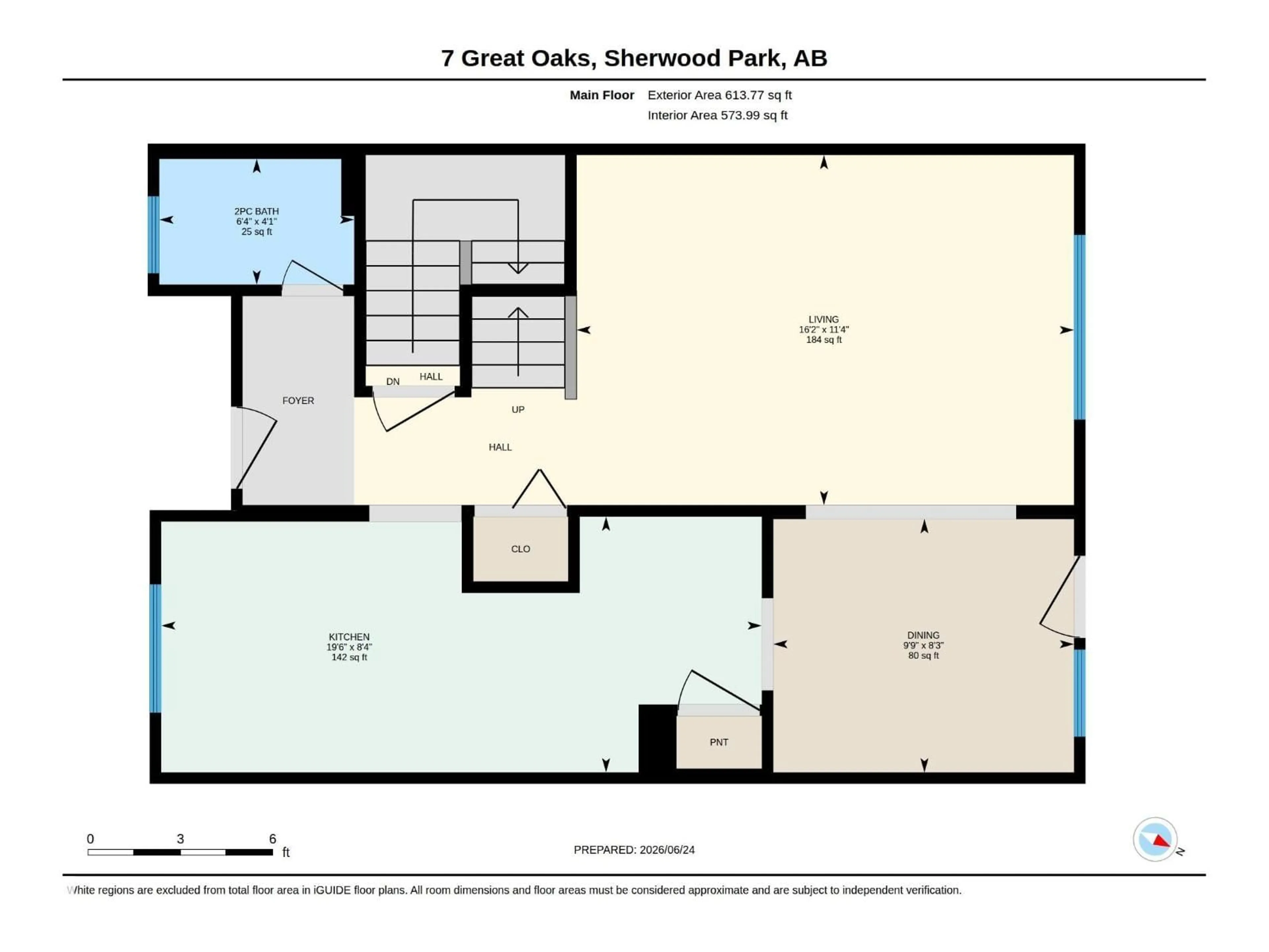 Floor plan for 7 GREAT OA, Sherwood Park Alberta T8A0V8