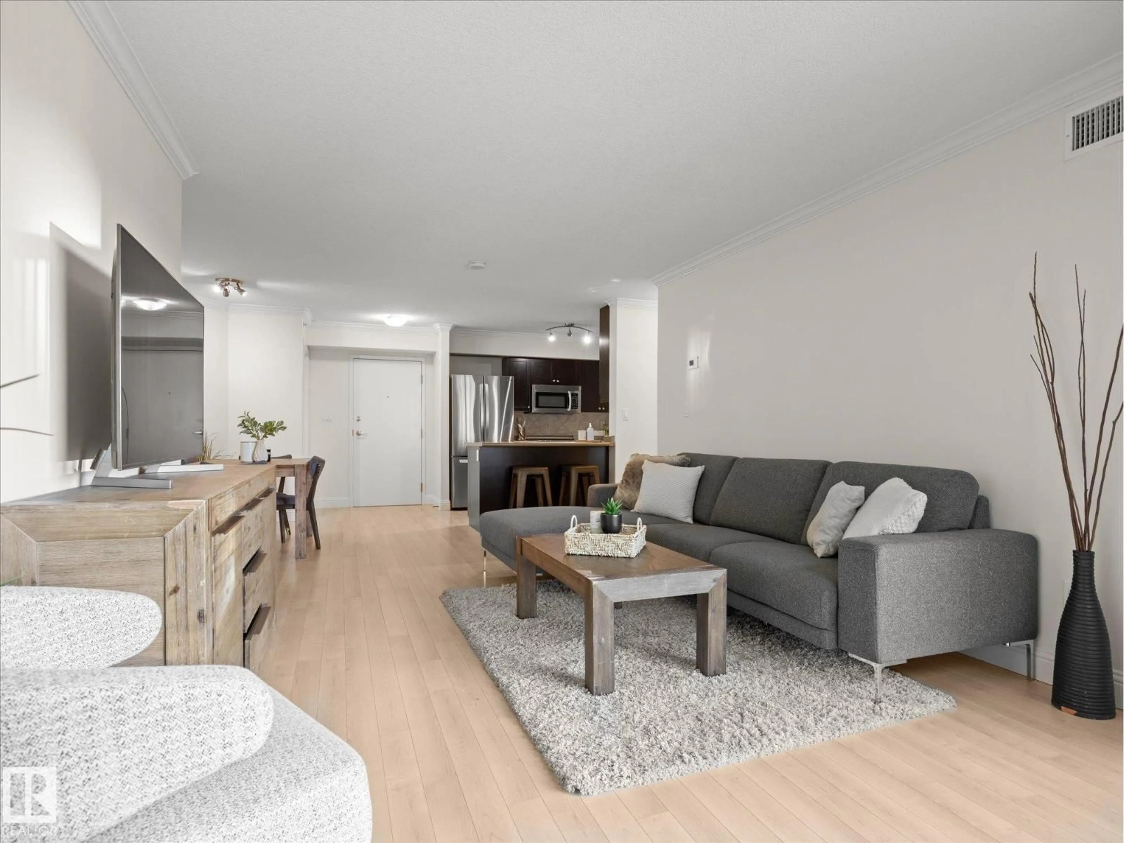 Living room with furniture, unknown for #403 - 14608 125 ST, Edmonton Alberta T5X0B5