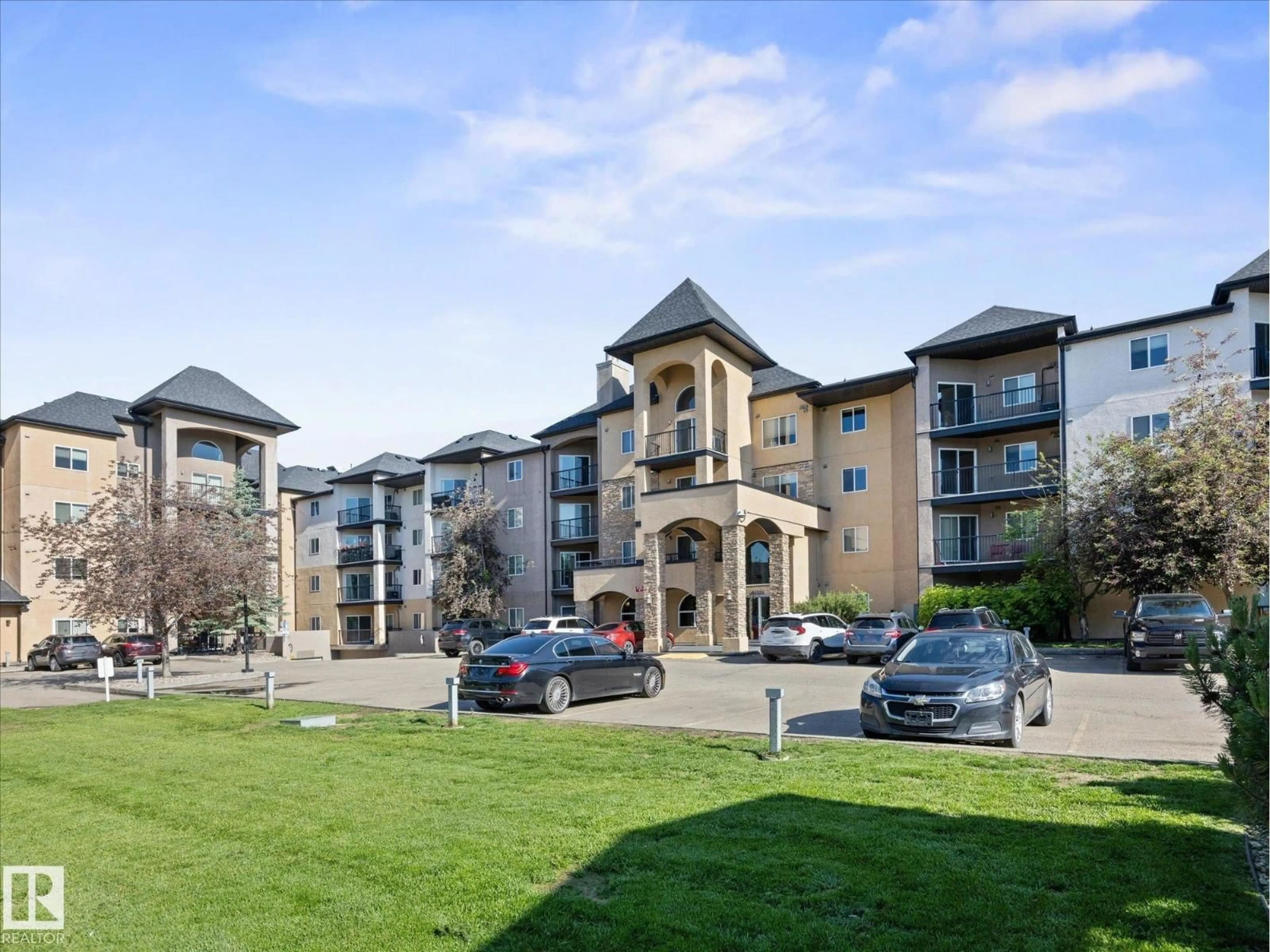 A pic from outside/outdoor area/front of a property/back of a property/a pic from drone, unknown for #403 - 14608 125 ST, Edmonton Alberta T5X0B5