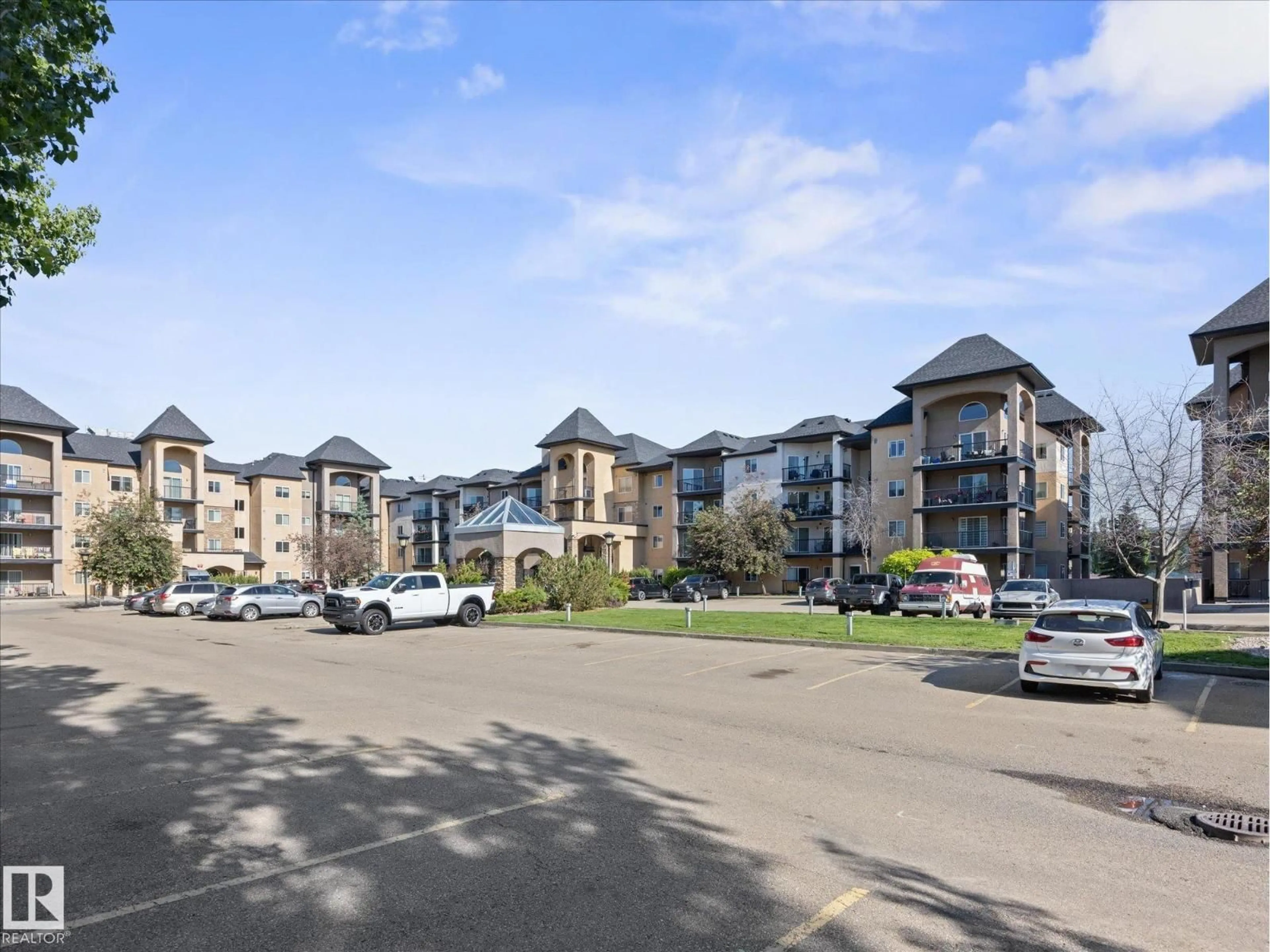A pic from outside/outdoor area/front of a property/back of a property/a pic from drone, unknown for #403 - 14608 125 ST, Edmonton Alberta T5X0B5
