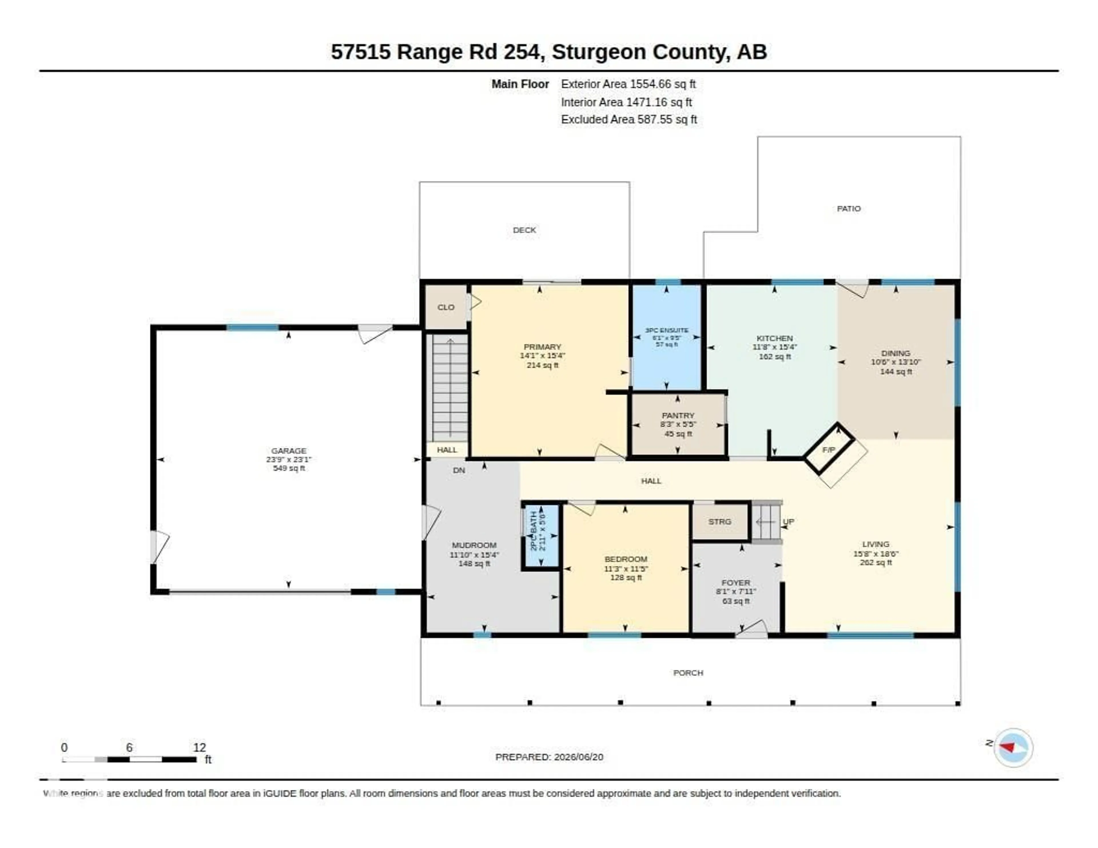 Floor plan for 57515 RGE ROAD 254, Rural Sturgeon County Alberta T0G1L1