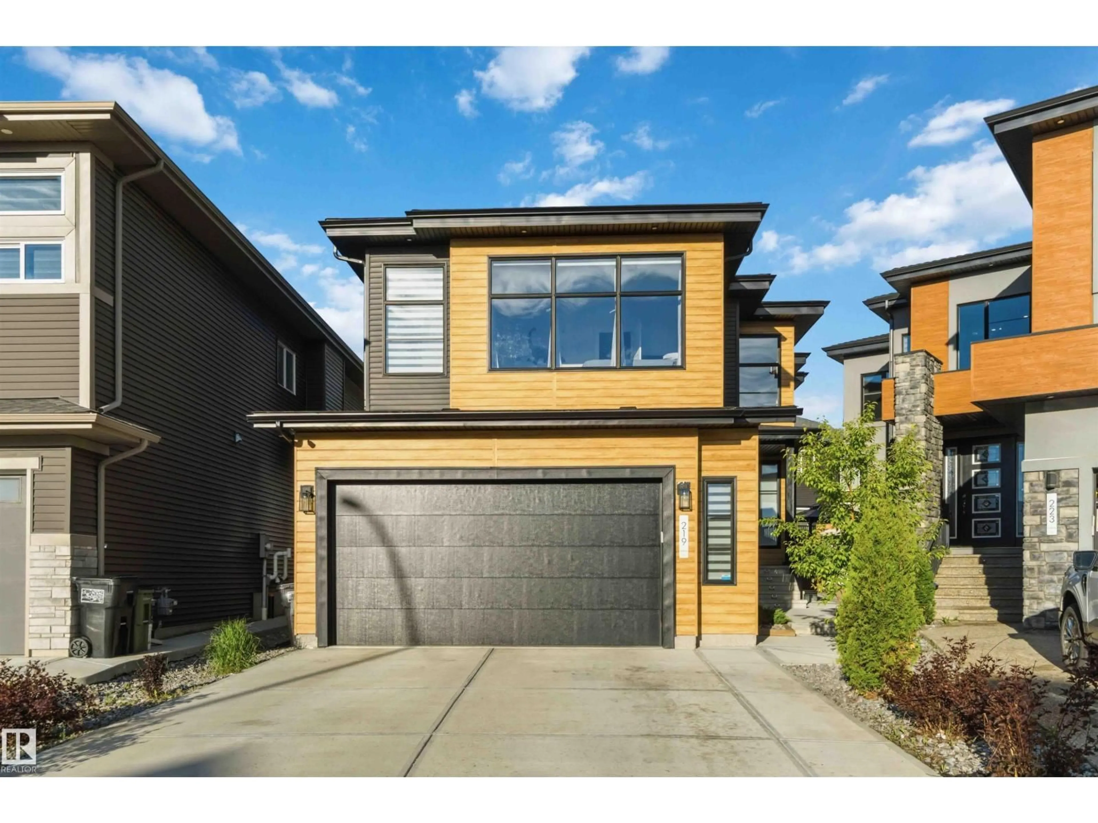 Home with brick exterior material, street for 219 37 ST, Edmonton Alberta T6X2W4