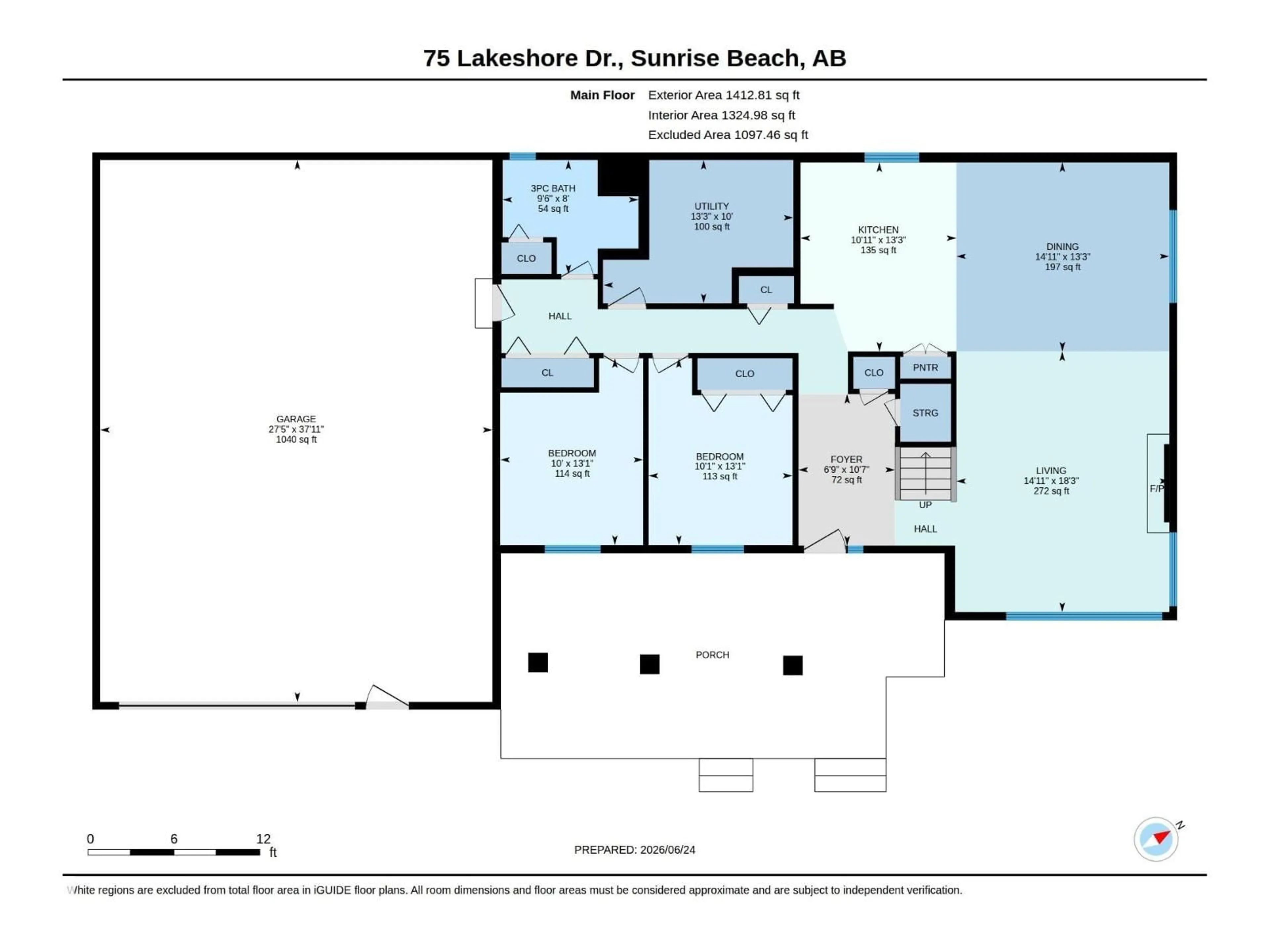 Floor plan for 75 RGE ROAD 54 A, Rural Parkland County Alberta T0E2B0
