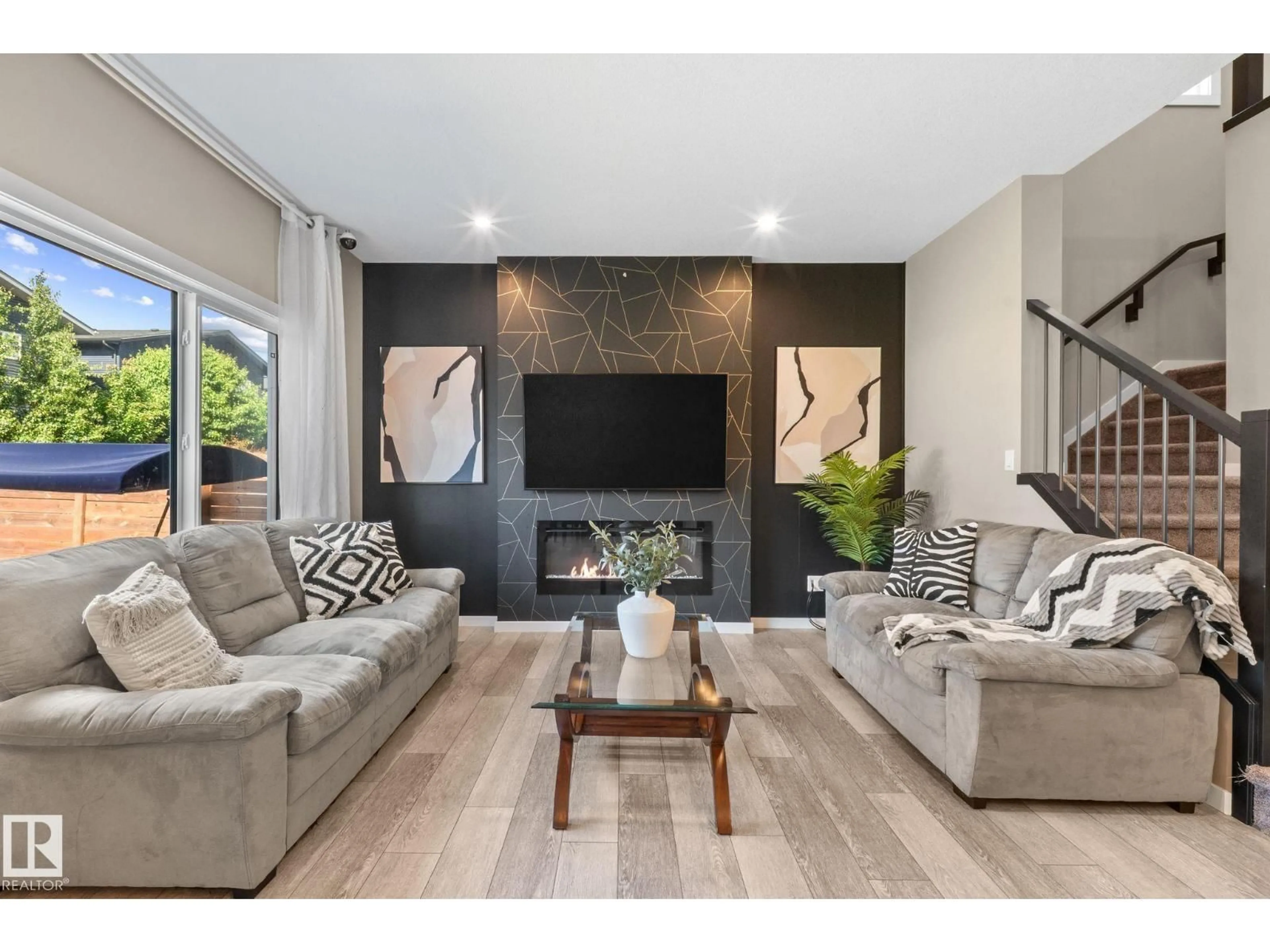 Living room with furniture, unknown for 2146 KOSHAL WAY, Edmonton Alberta T6W3R9