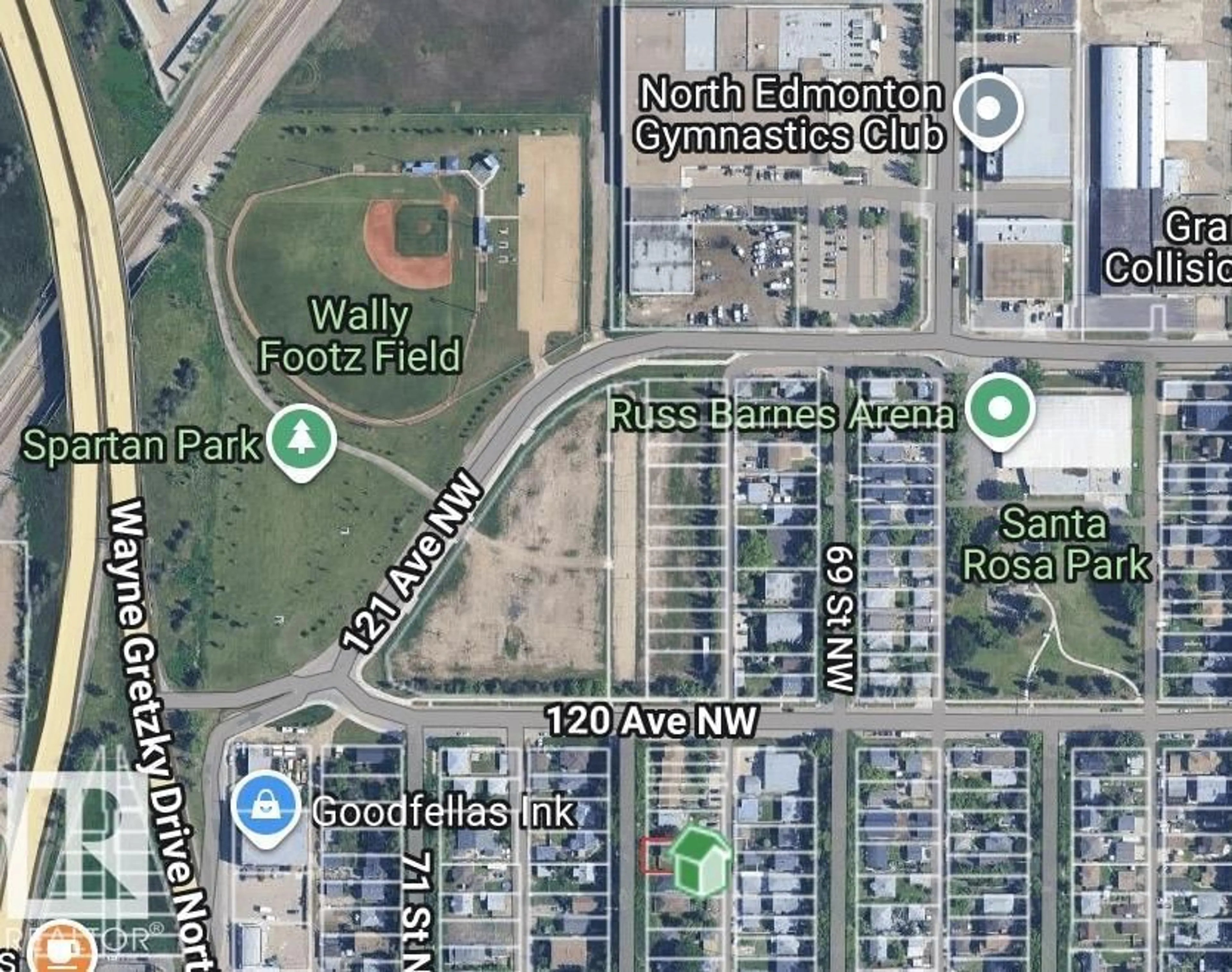 Picture of a map for NW - 11933 70 ST, Edmonton Alberta T5B1V1