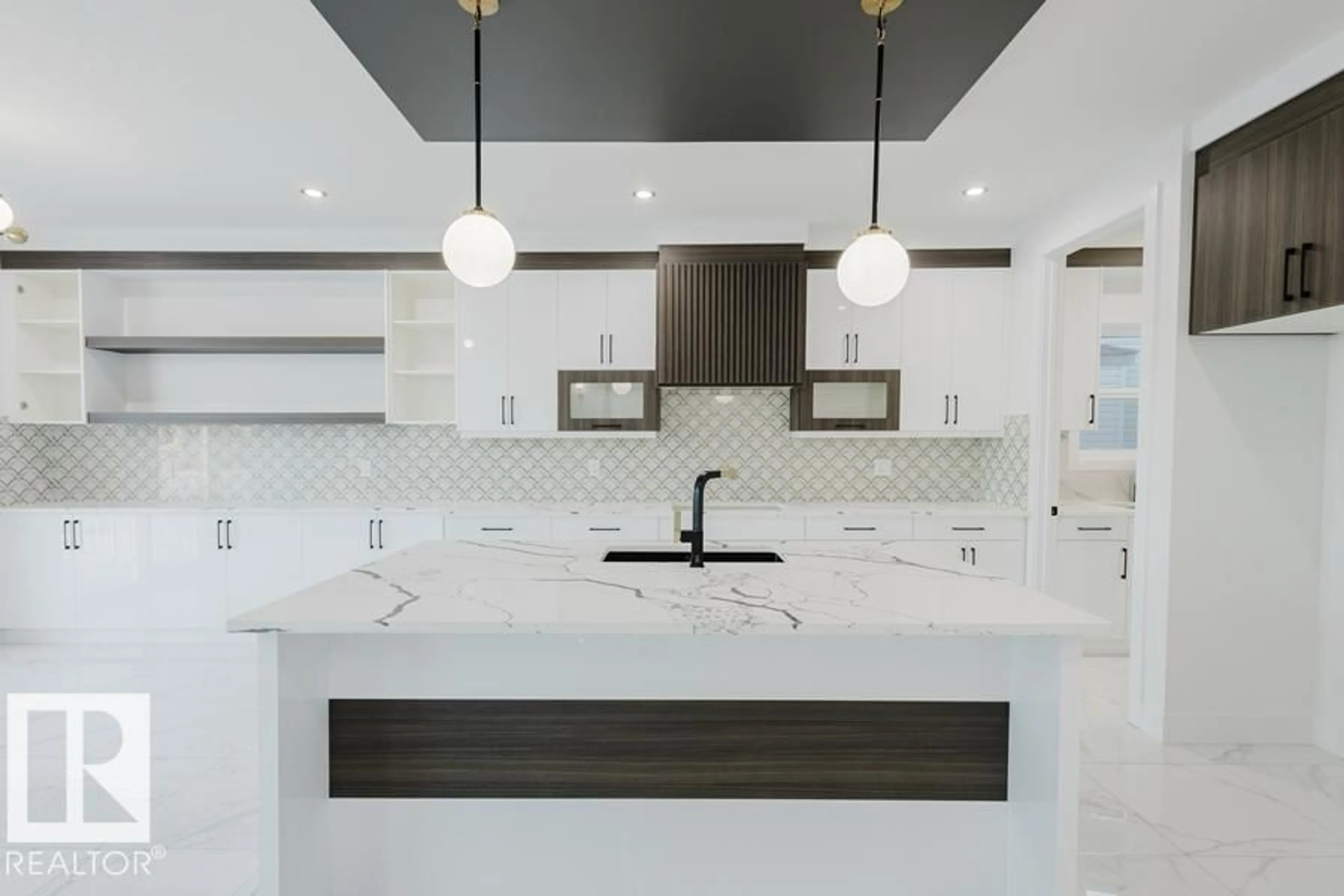 Contemporary kitchen, ceramic/tile floor for 13148 187 AVE, Edmonton Alberta T6V1B1