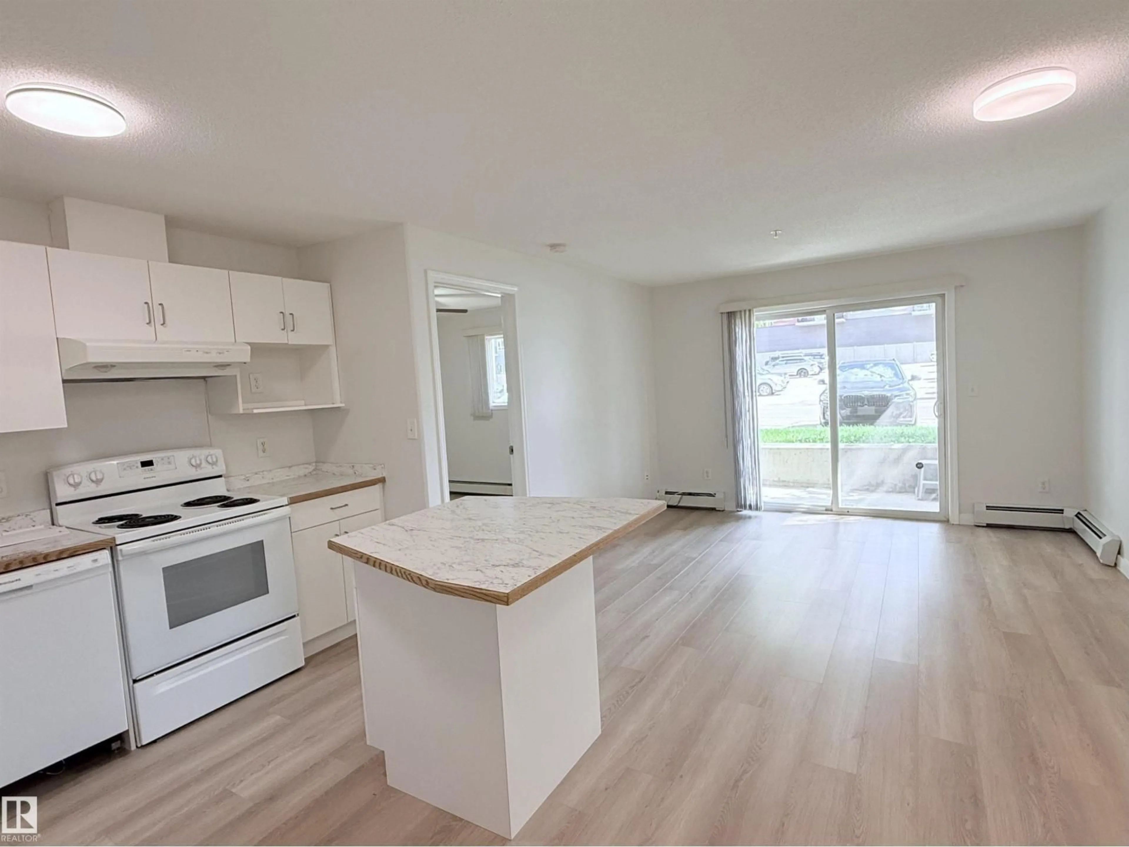 Open concept kitchen, unknown for #102 - 10535 122 ST, Edmonton Alberta T5N4B7