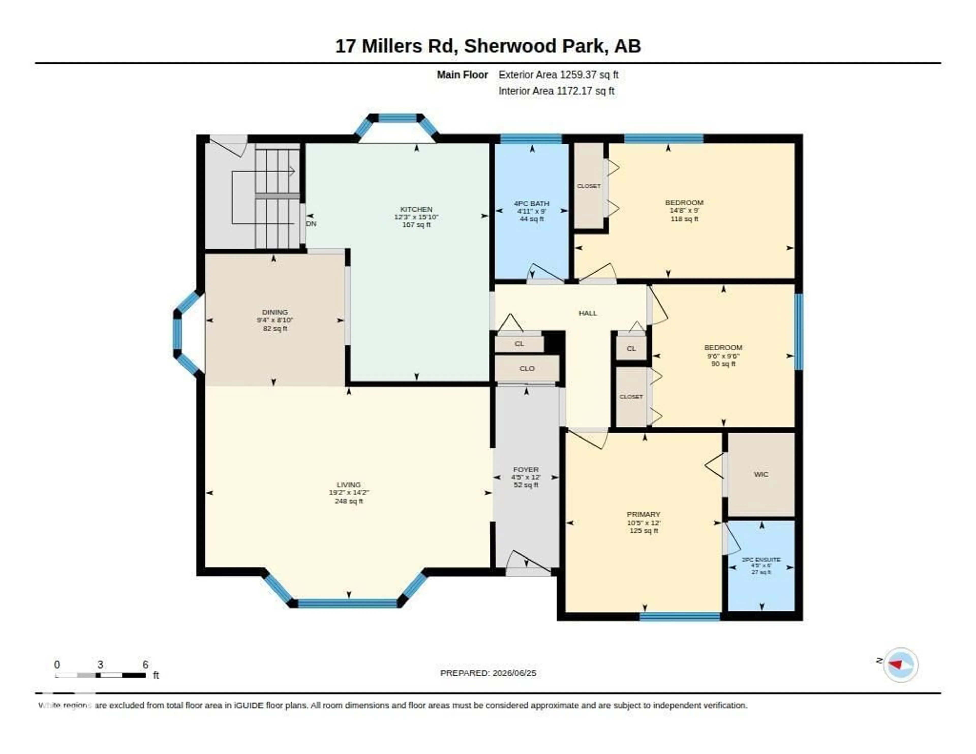 Floor plan for 17 MILLERS RD, Sherwood Park Alberta T8A0T2
