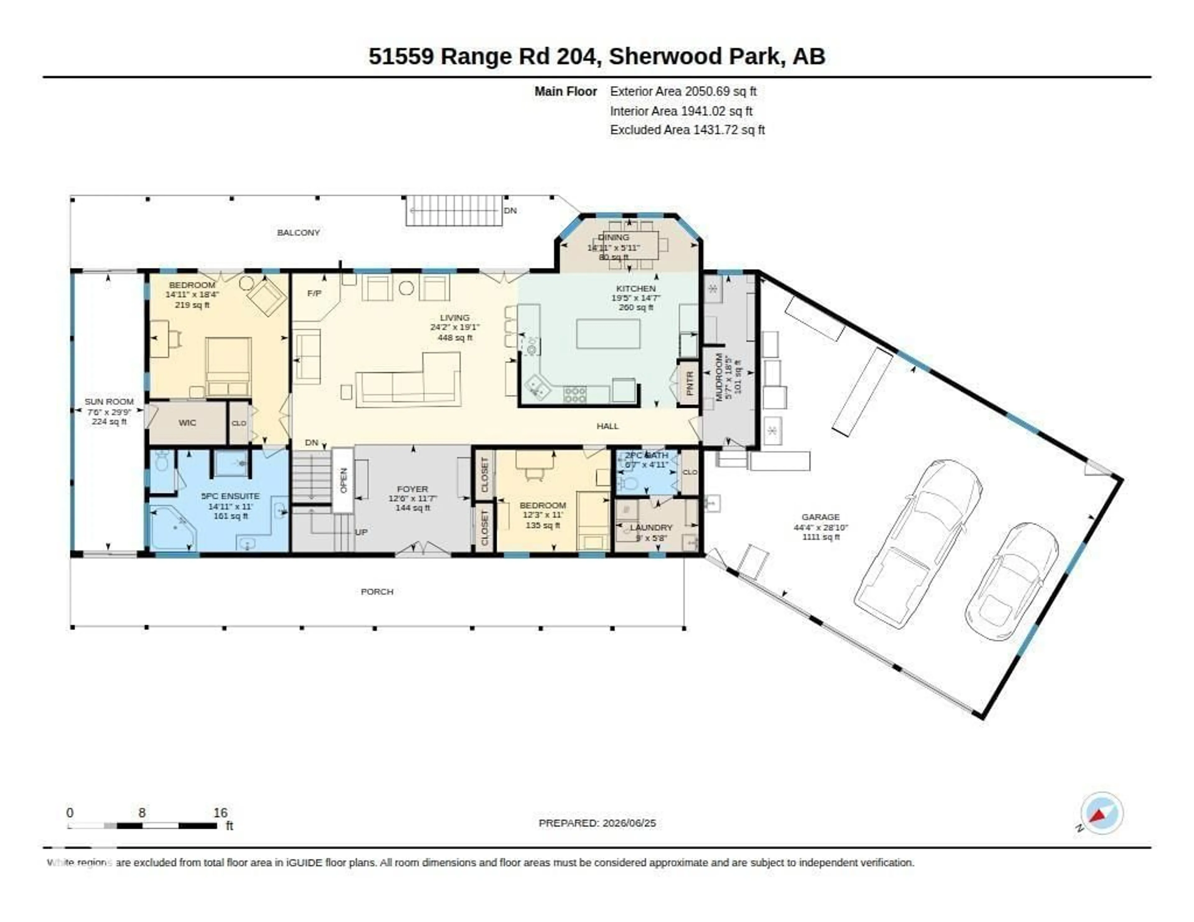 Floor plan for 51559 RGE ROAD 204, Rural Strathcona County Alberta T8G1G3