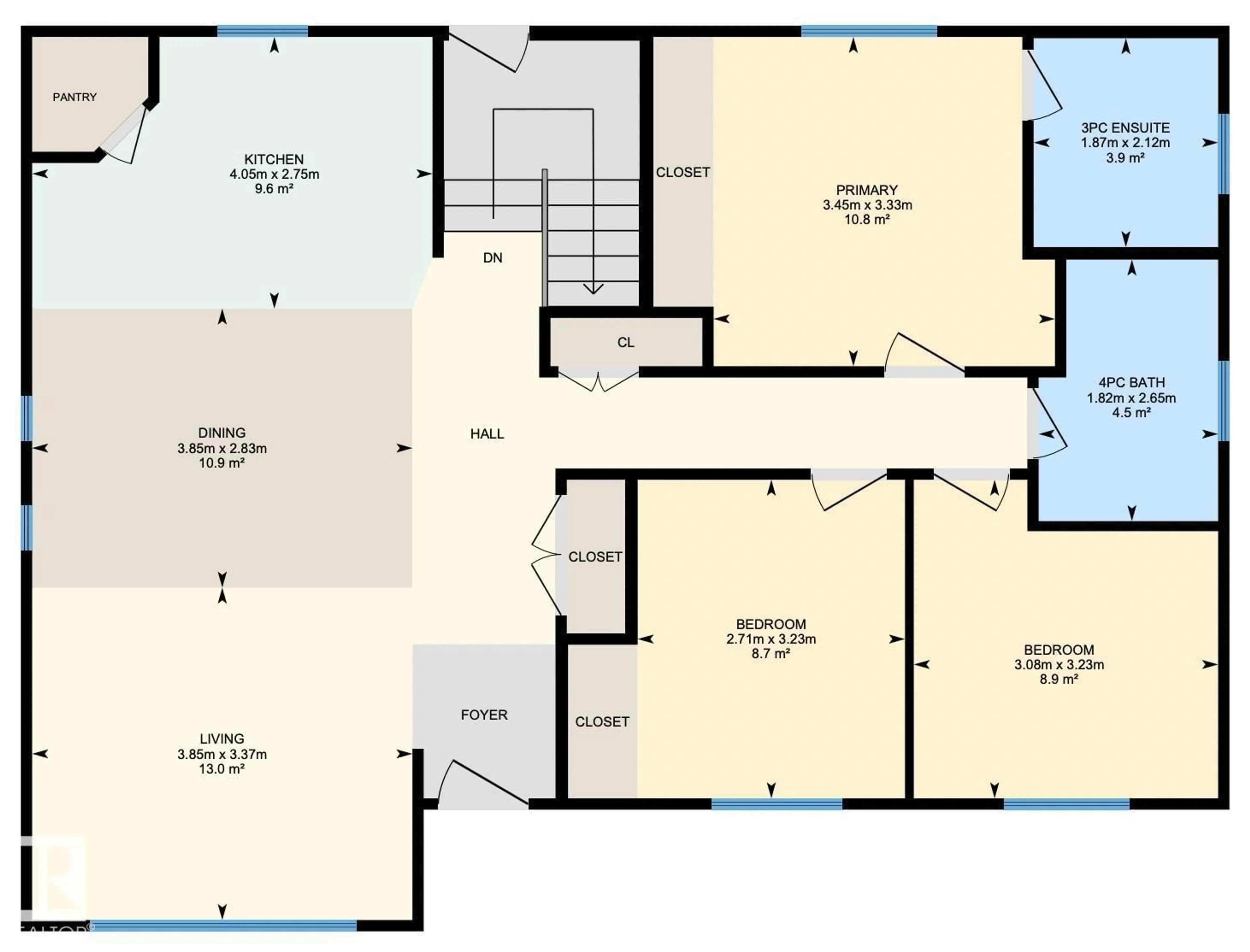 Floor plan for 14620 89 AV, Edmonton Alberta T5R4P5
