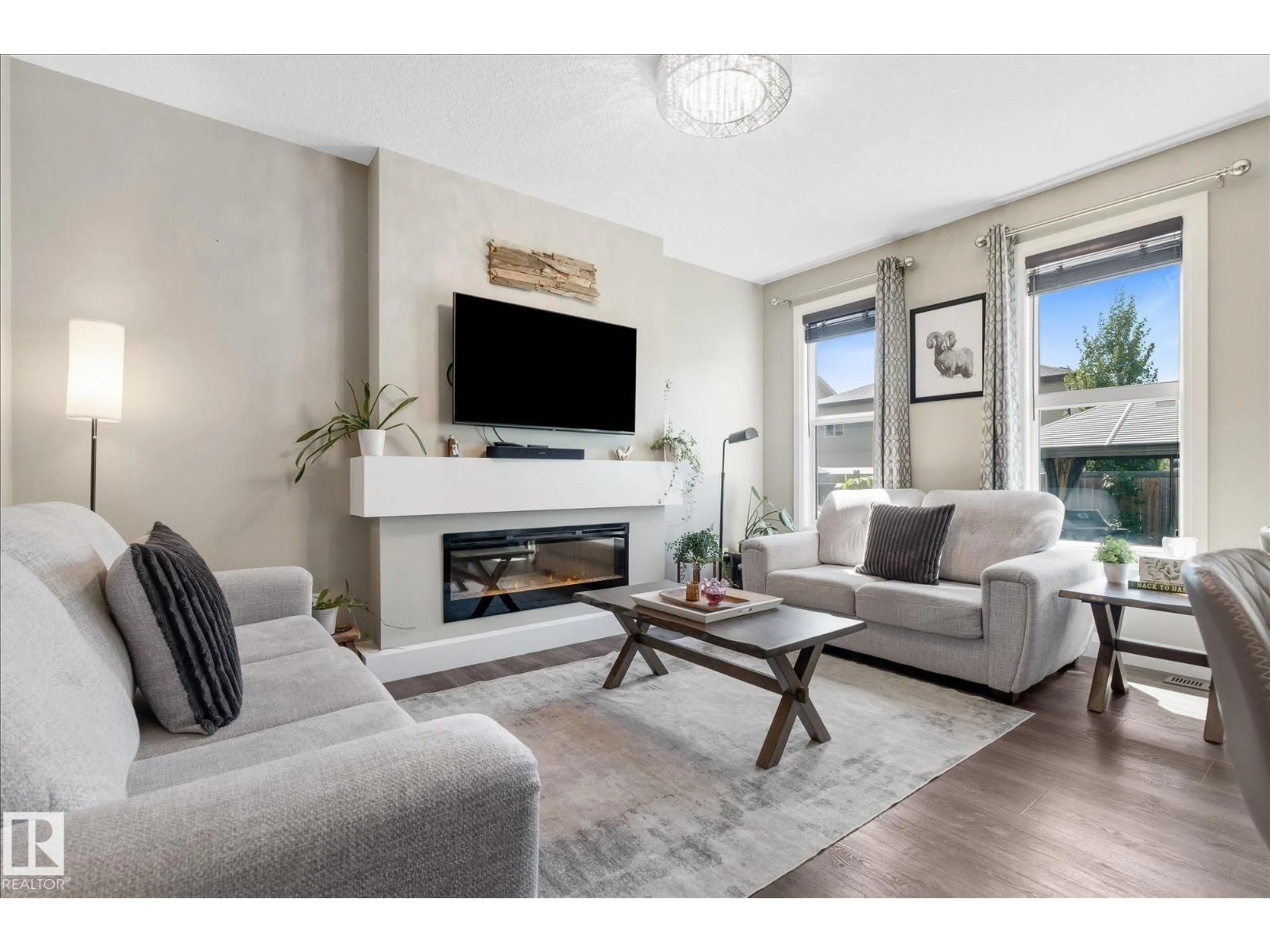 Living room with furniture, unknown for 73 SPRINGWOOD WY, Spruce Grove Alberta T7X0S8