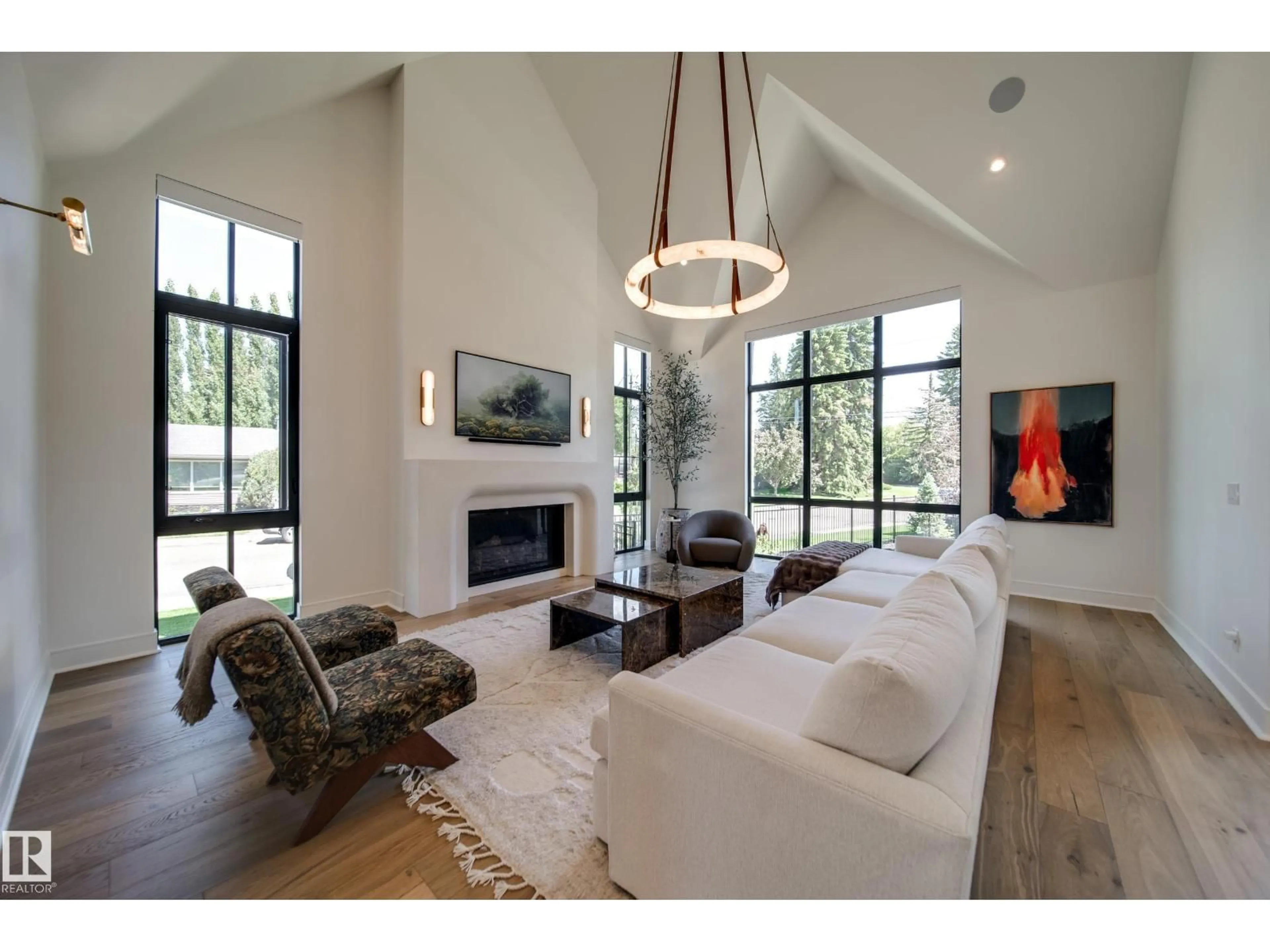 Living room with furniture, unknown for 9135 141 ST, Edmonton Alberta T5R0L5