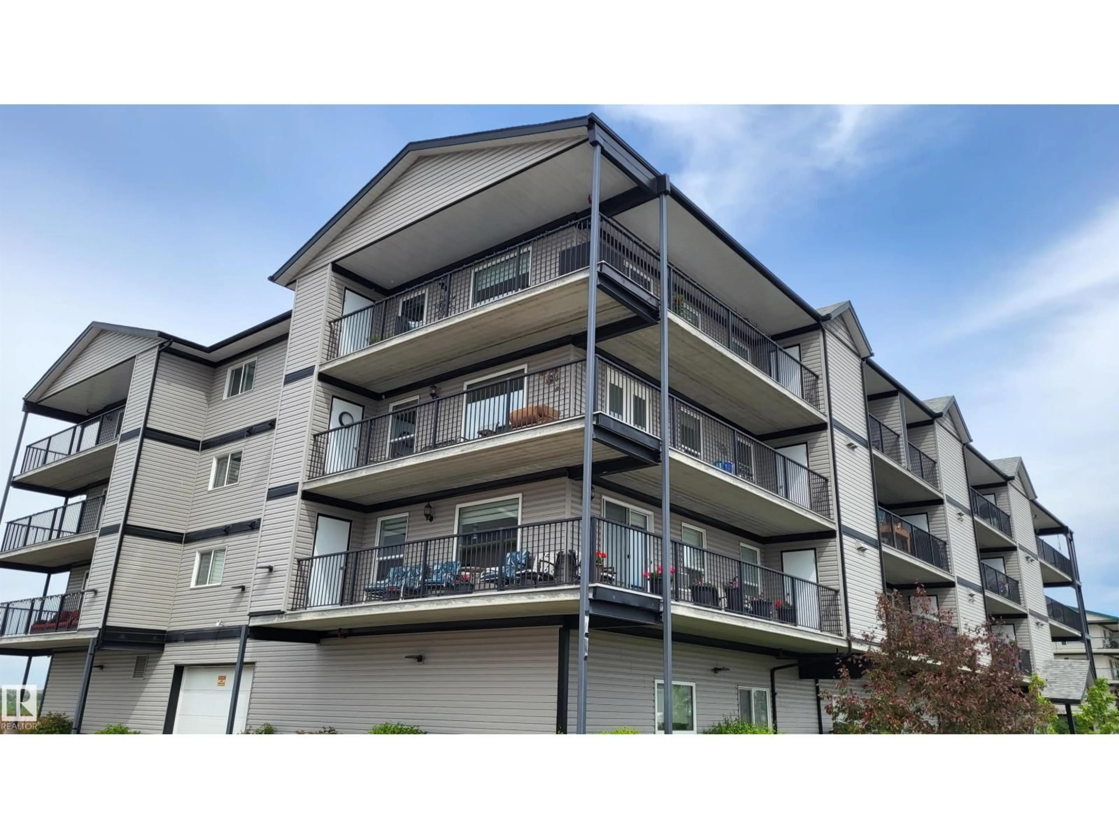 Balcony in the apartment, building for 303 - 4002 47 ST, Drayton Valley Alberta T7A0A2