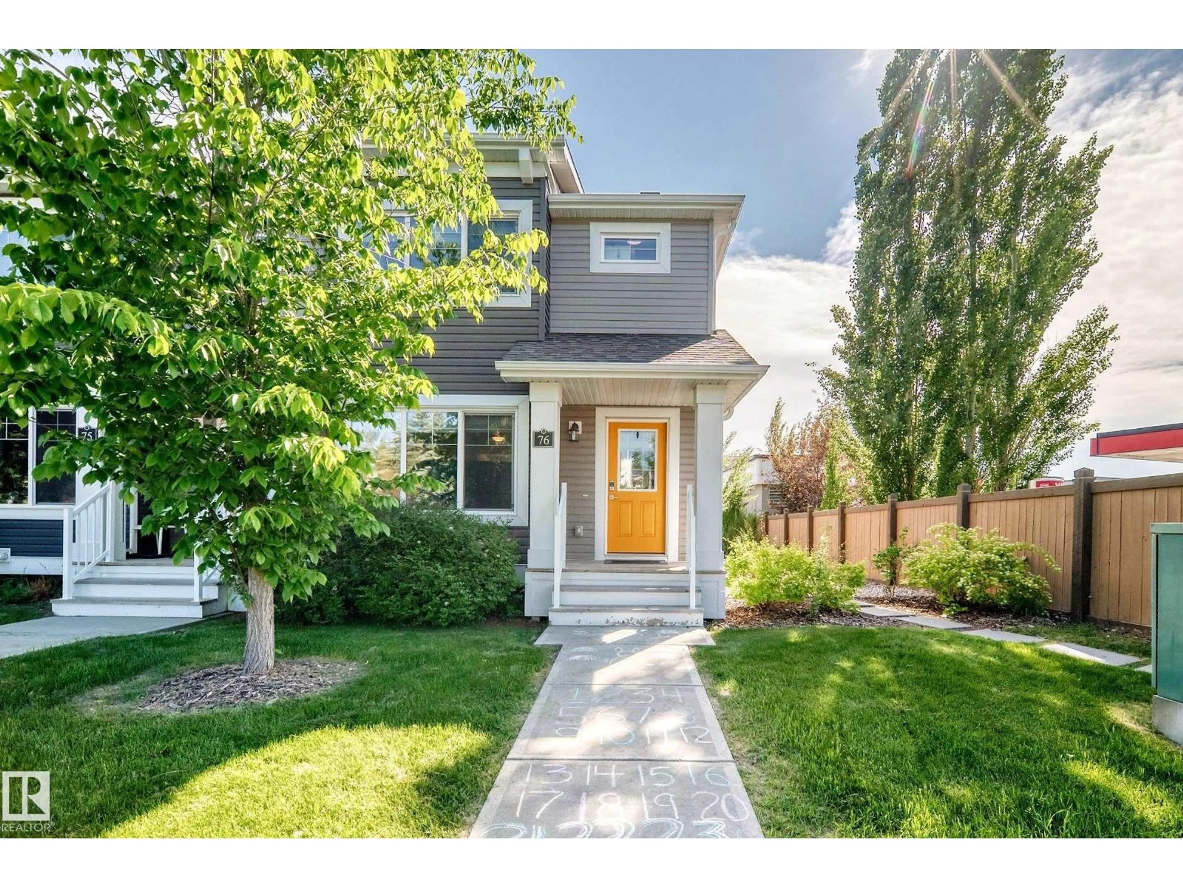 Home with vinyl exterior material, street for 76 BULYEA RD, Edmonton Alberta T6R0W8