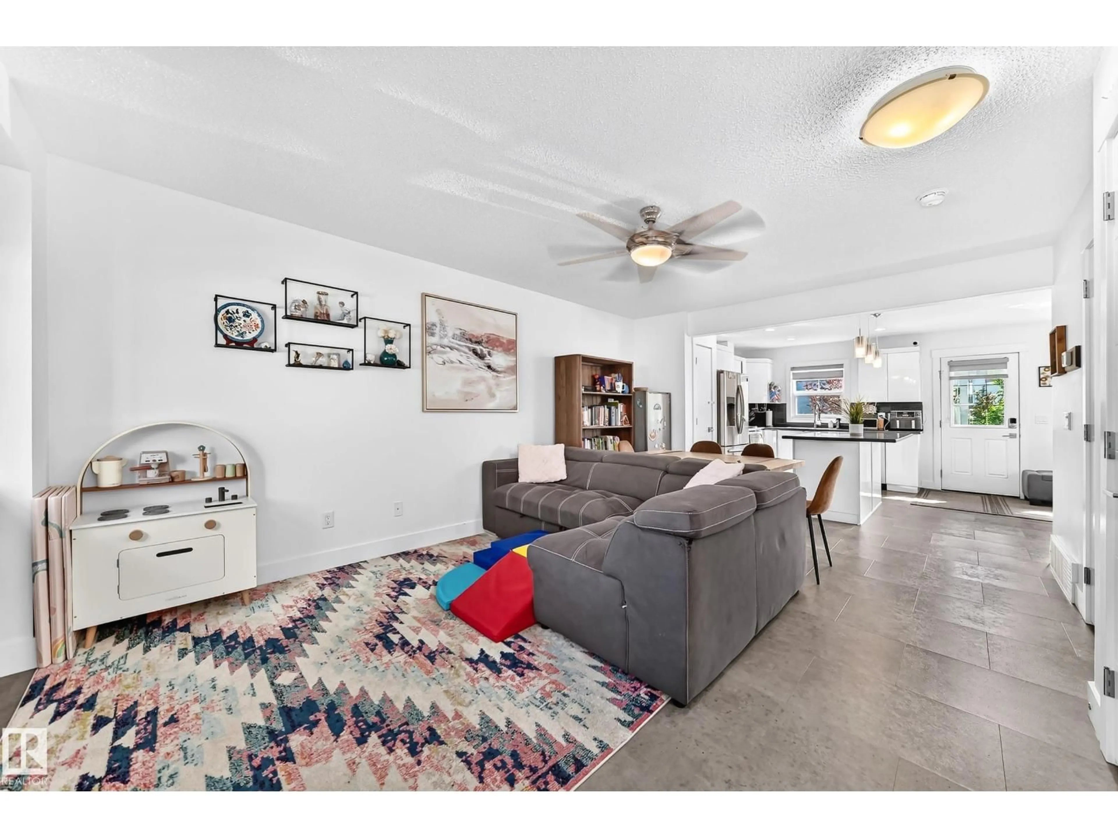 Living room with furniture, unknown for 76 BULYEA RD, Edmonton Alberta T6R0W8