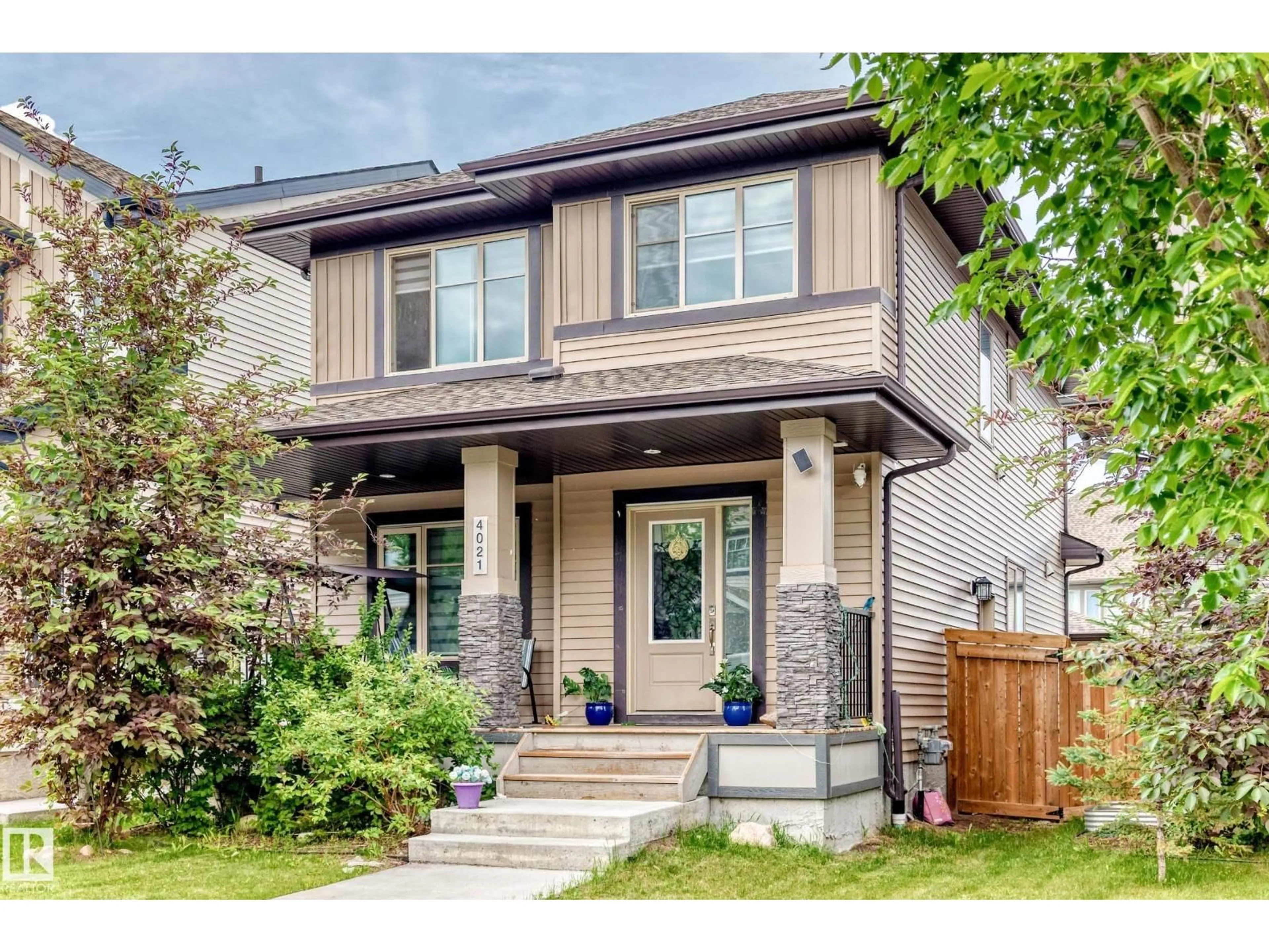 Home with brick exterior material, street for 4021 ALLAN CR, Edmonton Alberta T6W0L2