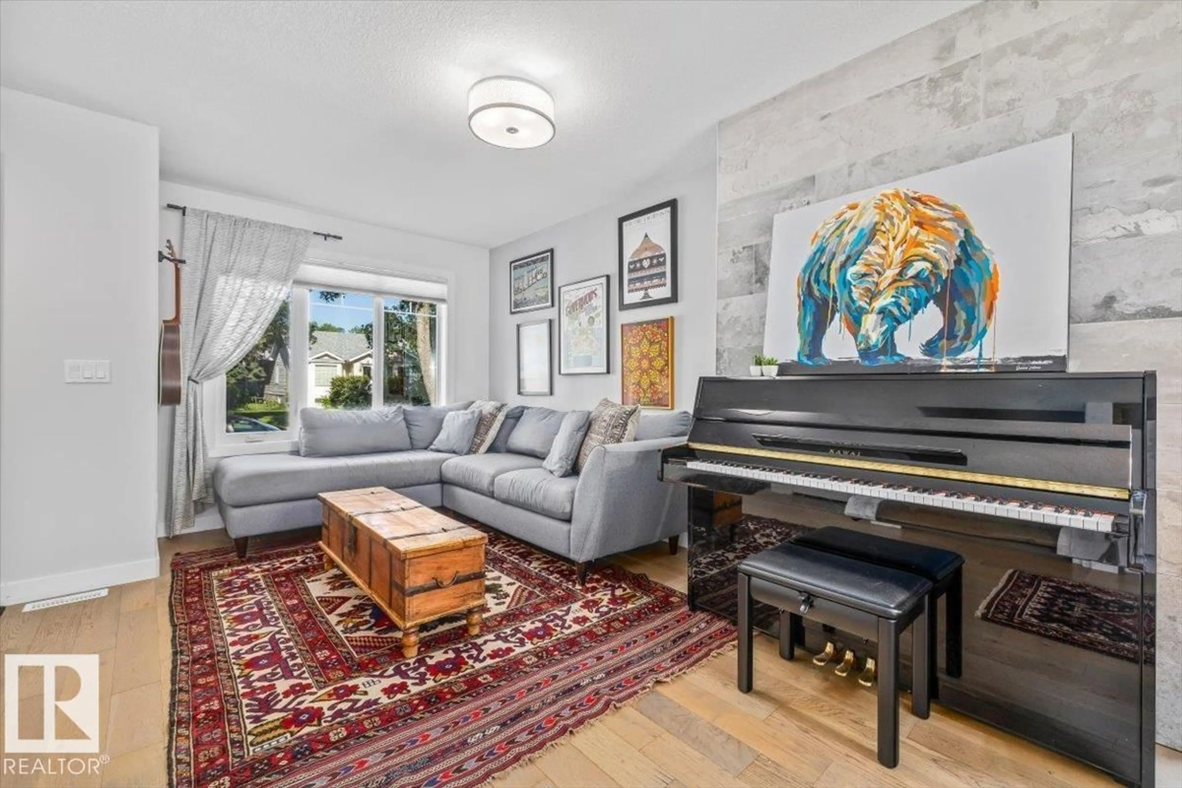 Living room with furniture, unknown for 9237 92 ST, Edmonton Alberta T6C3R4