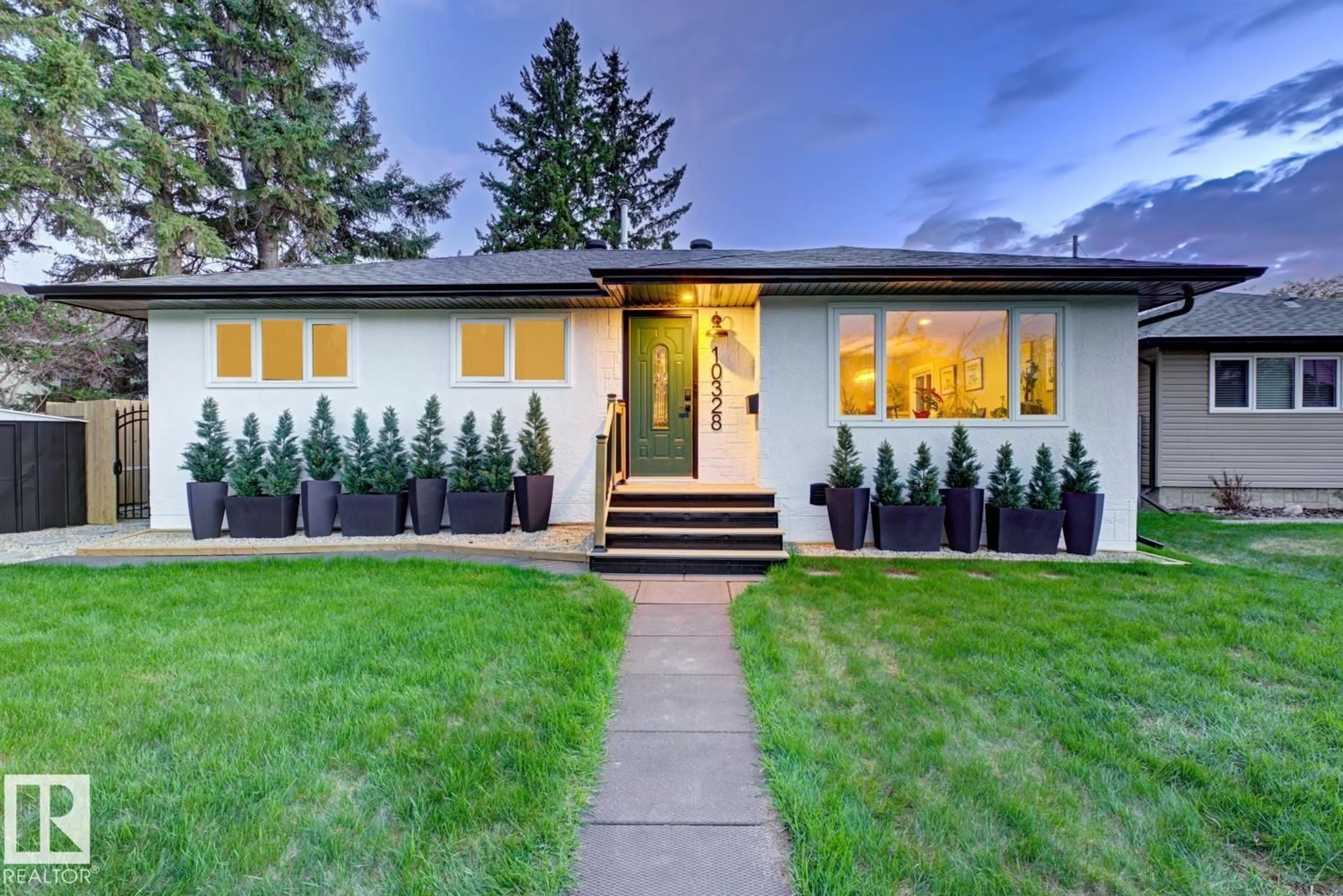 Home with vinyl exterior material, street for NW - 10328 73 ST, Edmonton Alberta T6A2X4